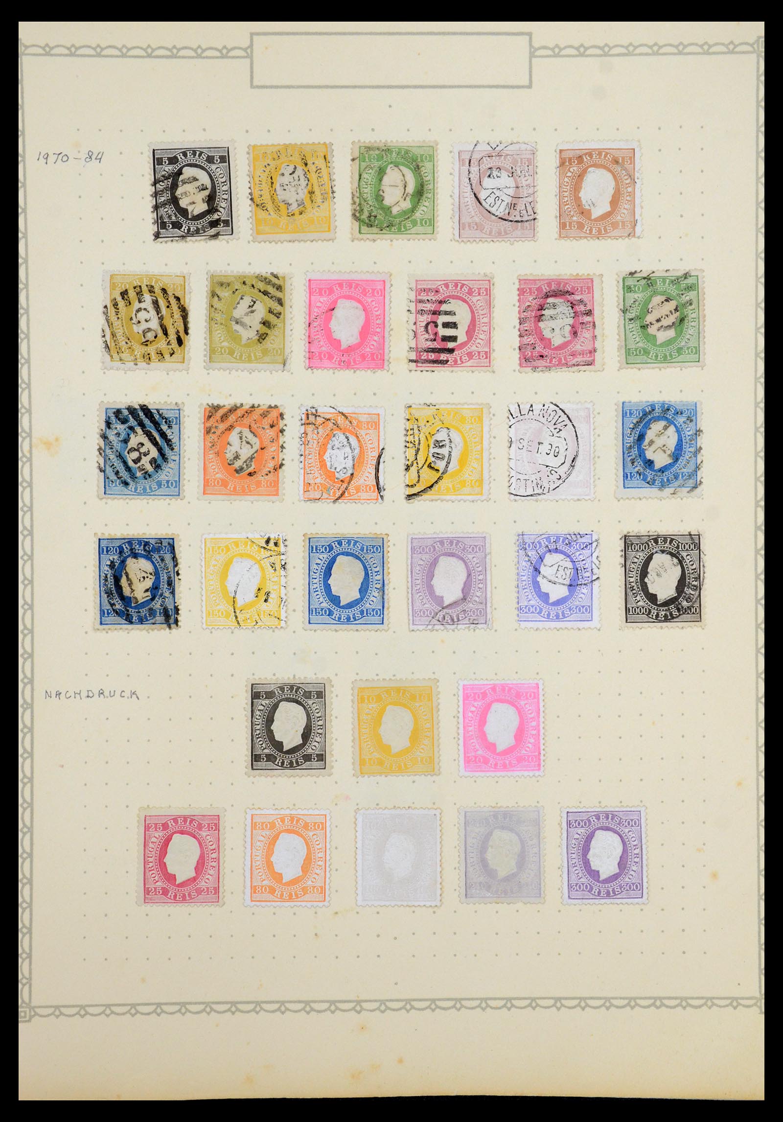 35750 003 - Postzegelverzameling 35750 Portugal 1853-1935.