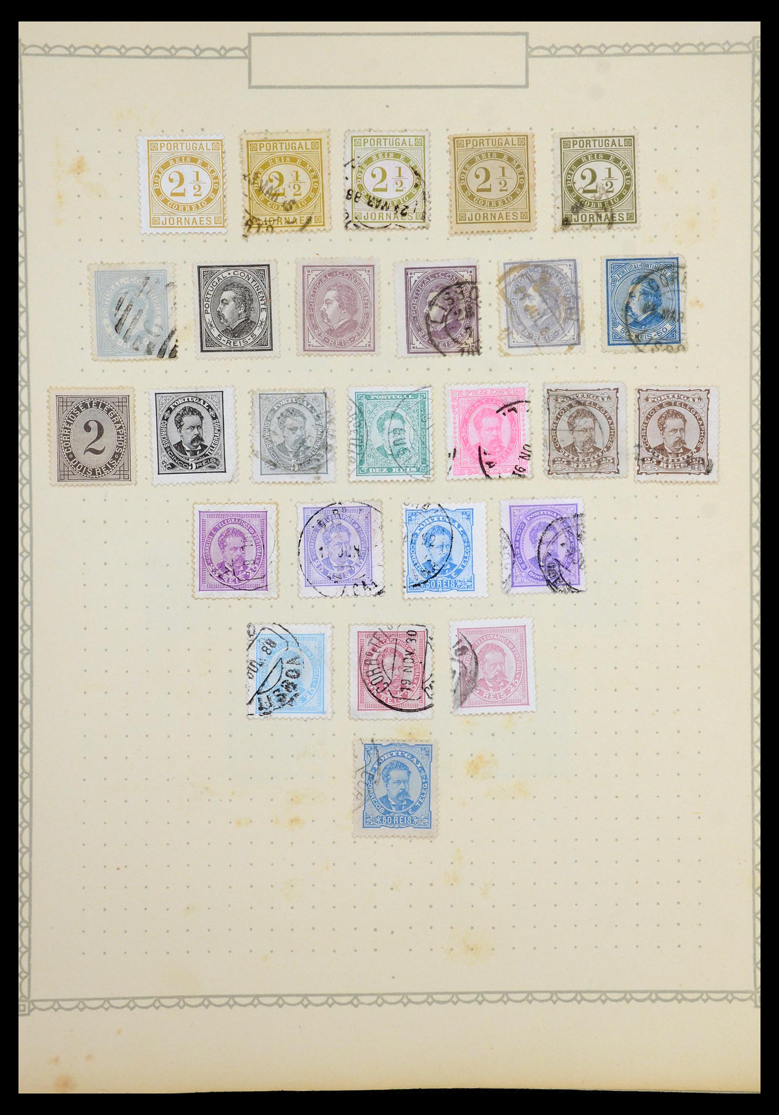 35750 004 - Postzegelverzameling 35750 Portugal 1853-1935.