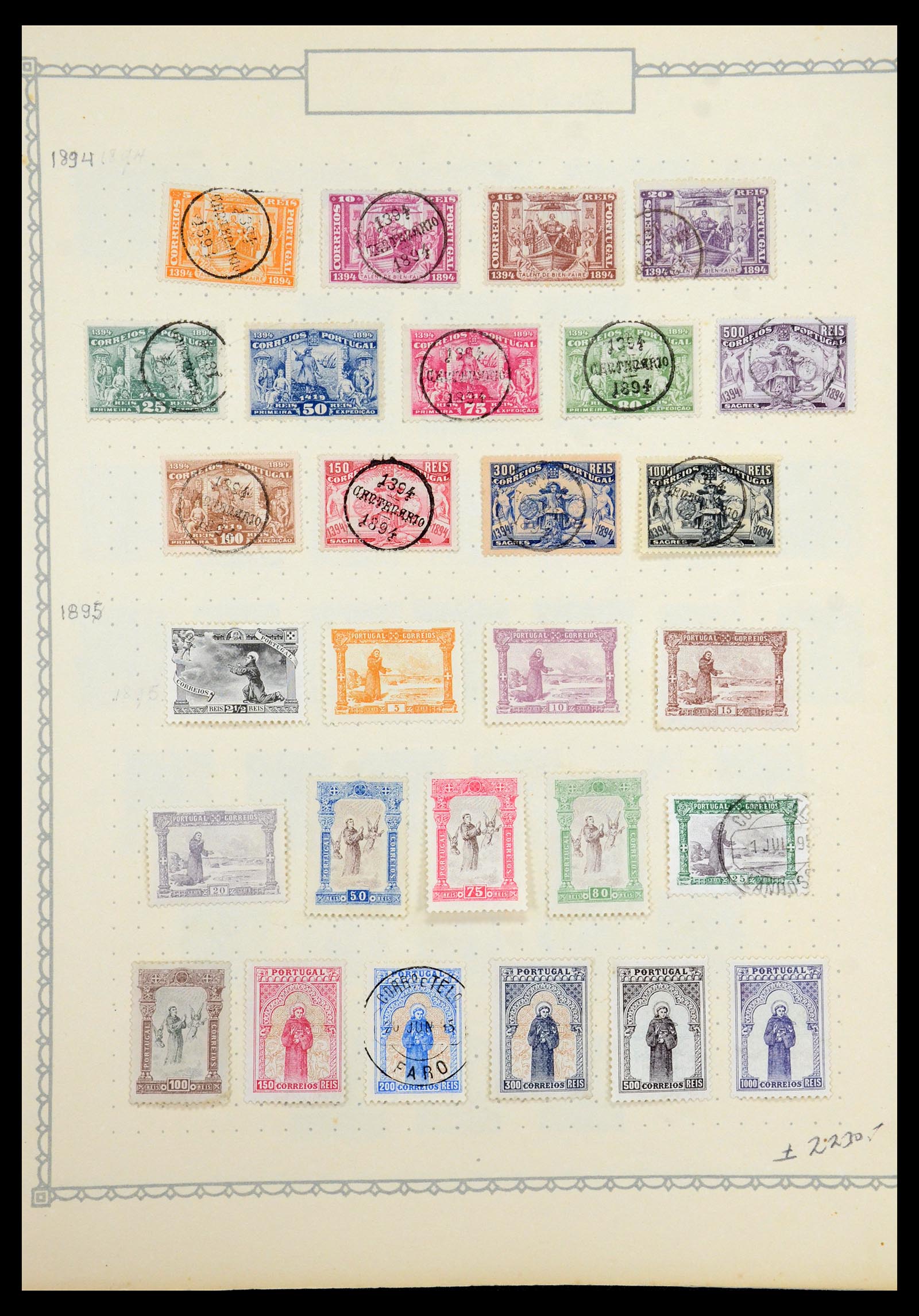 35750 008 - Postzegelverzameling 35750 Portugal 1853-1935.
