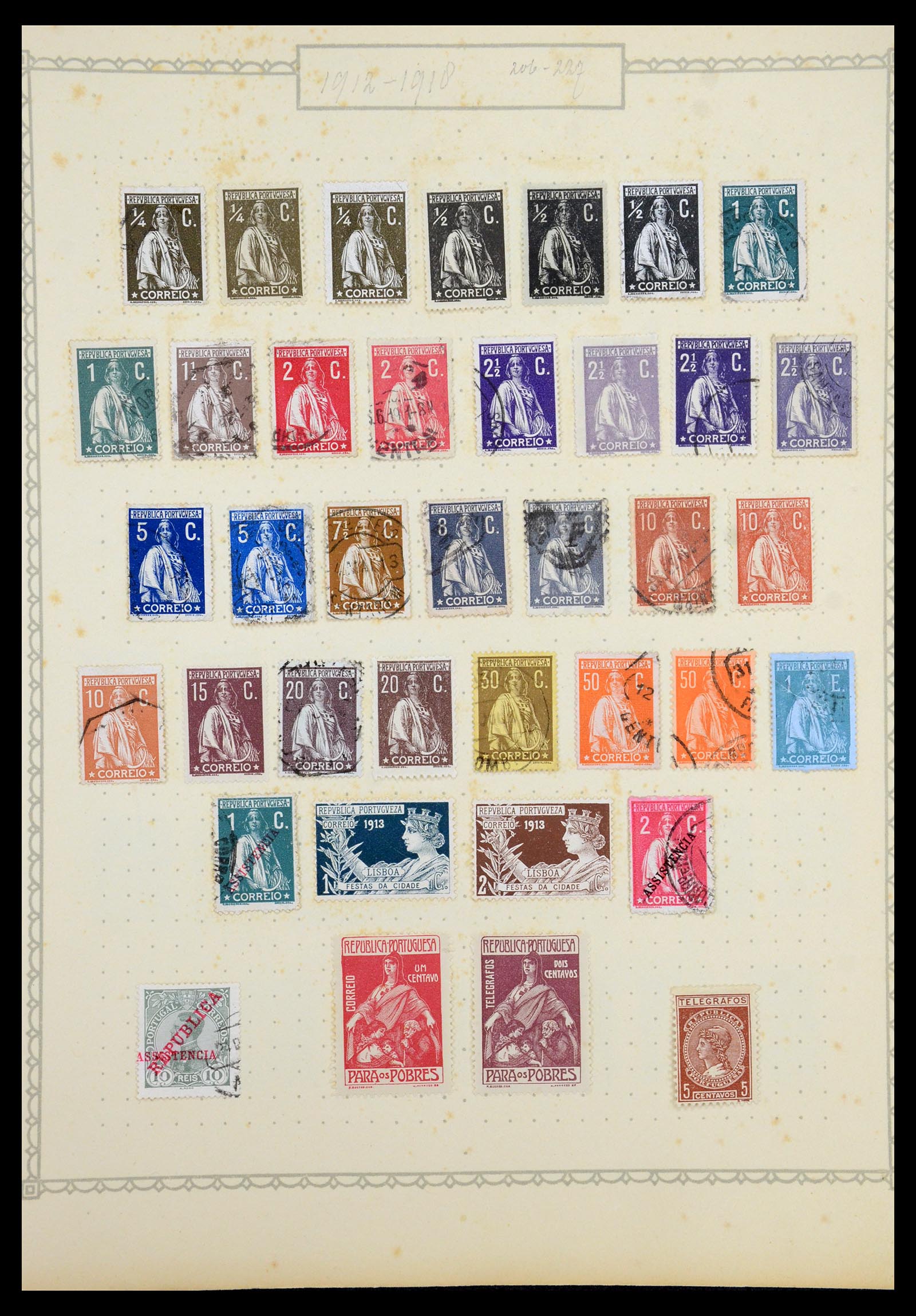 35750 011 - Postzegelverzameling 35750 Portugal 1853-1935.