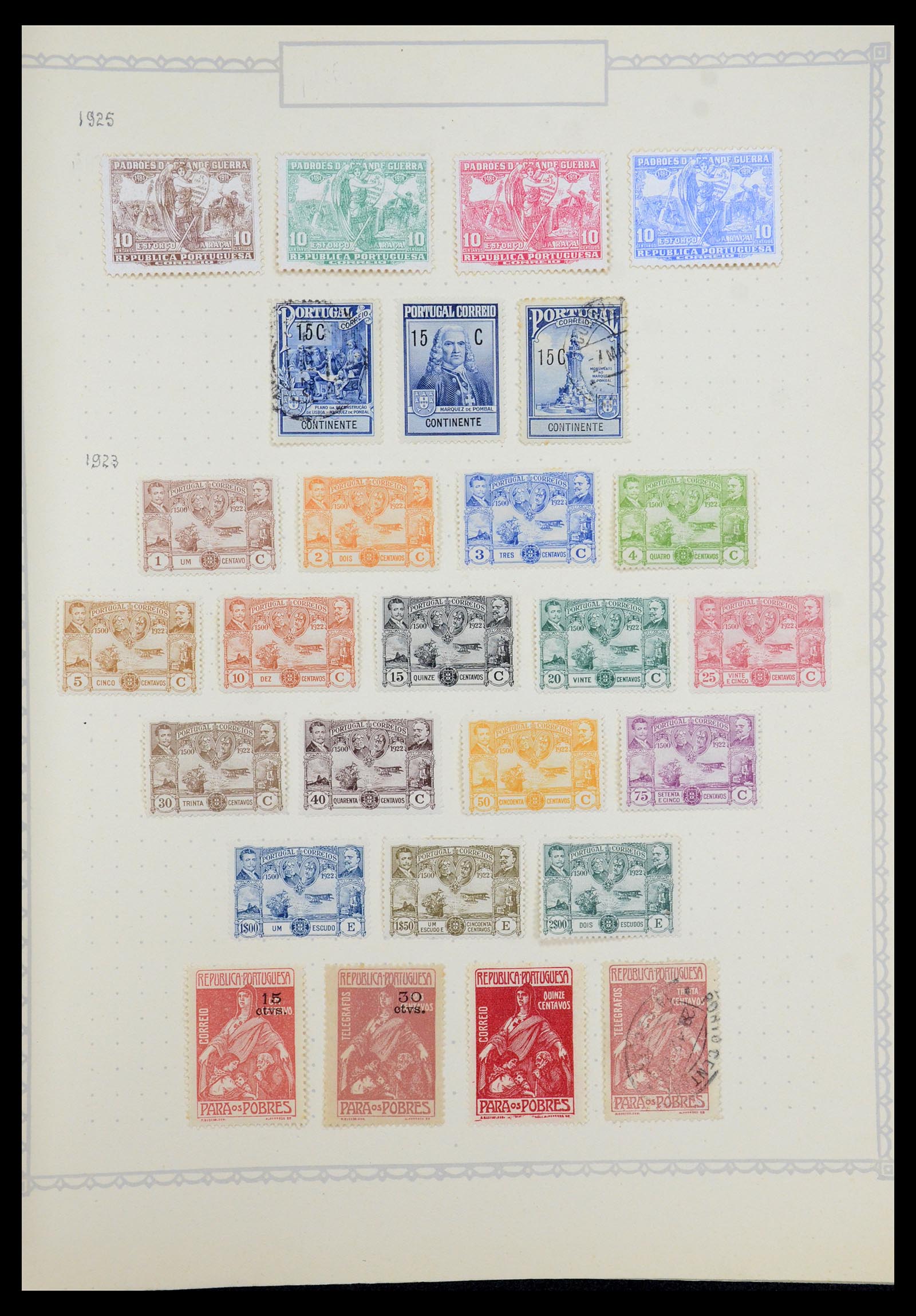 35750 016 - Postzegelverzameling 35750 Portugal 1853-1935.