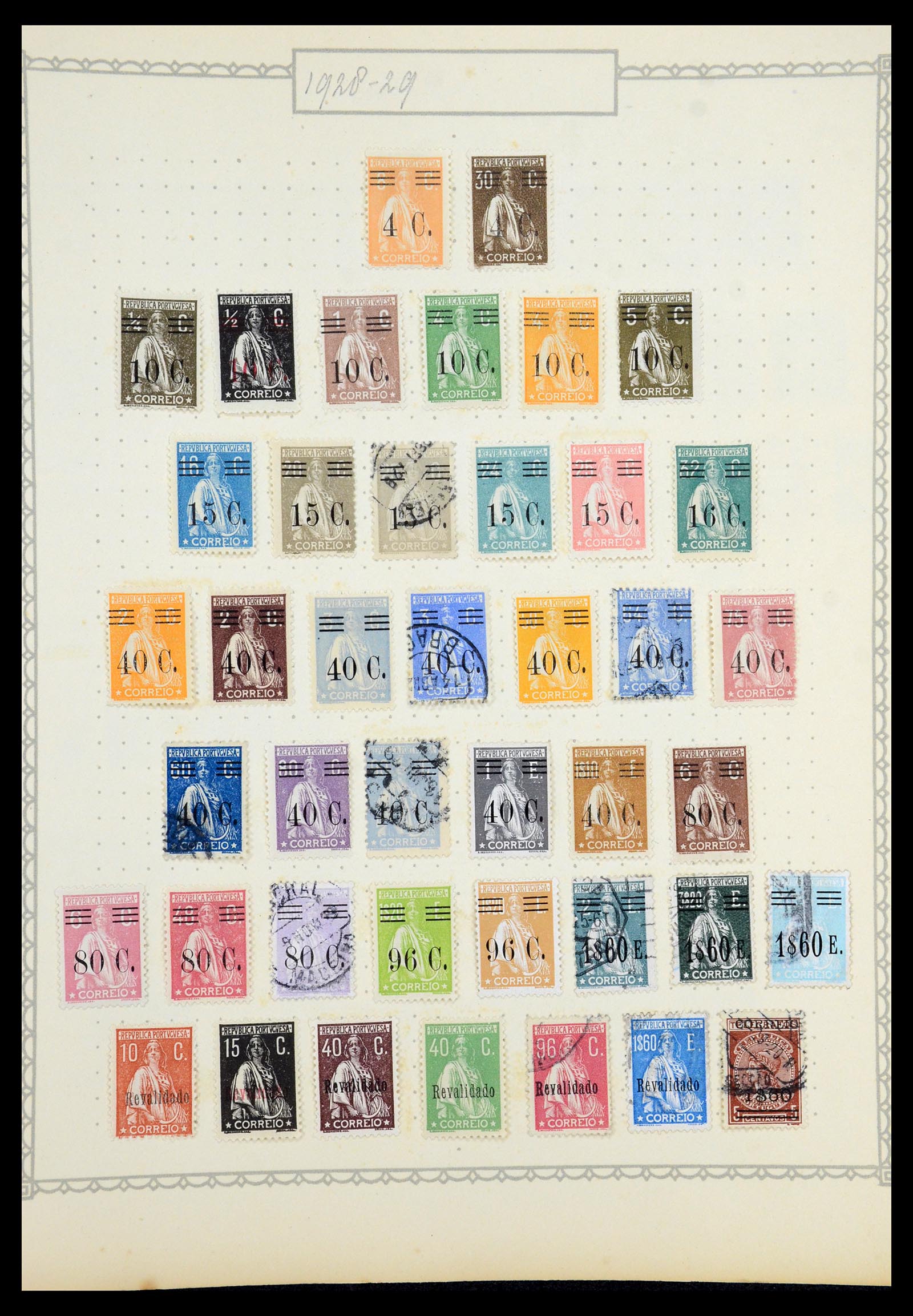 35750 023 - Postzegelverzameling 35750 Portugal 1853-1935.