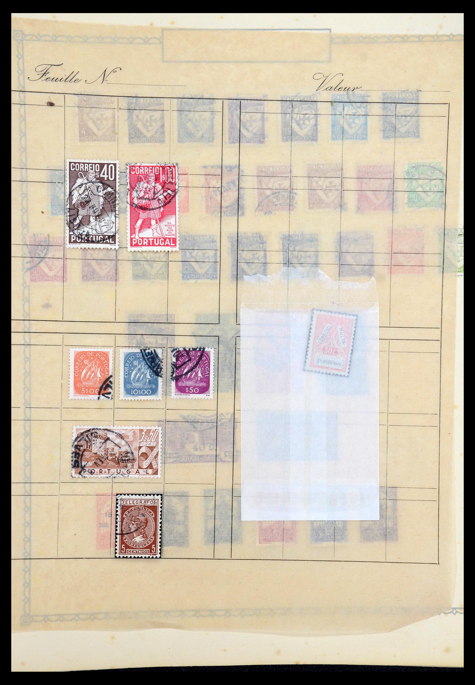 35750 024 - Postzegelverzameling 35750 Portugal 1853-1935.