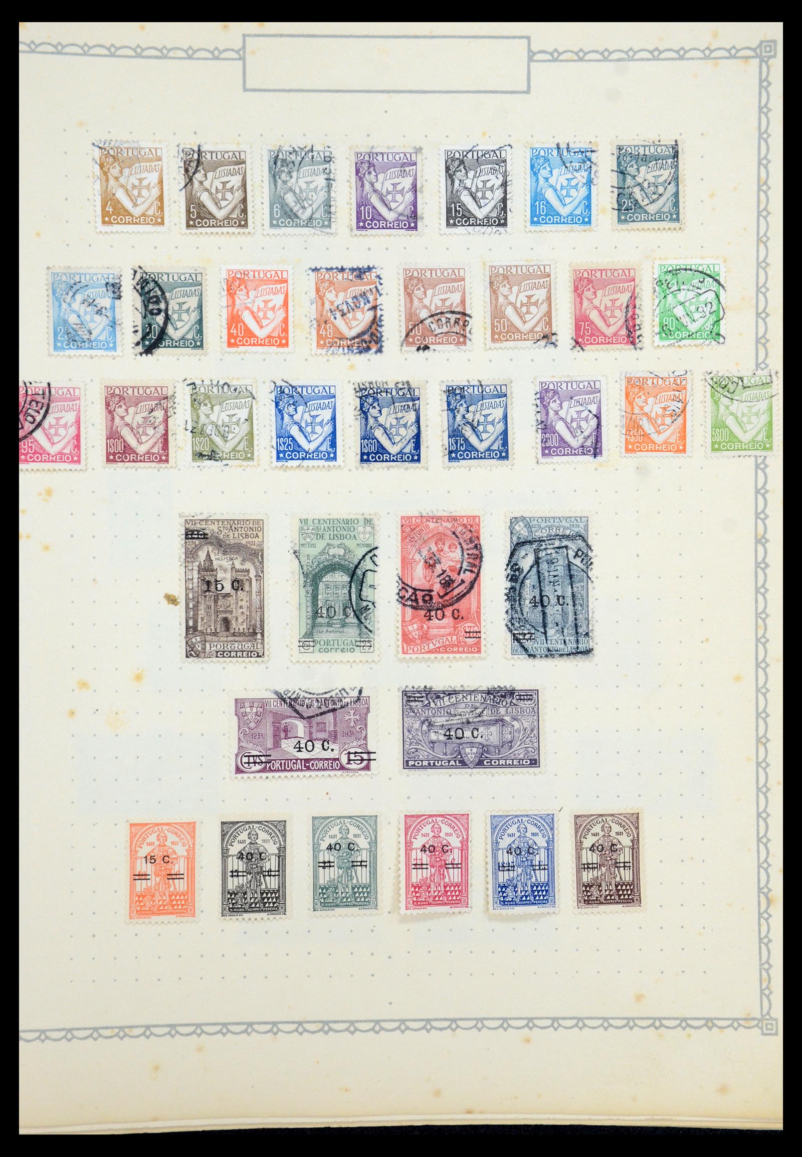 35750 025 - Postzegelverzameling 35750 Portugal 1853-1935.
