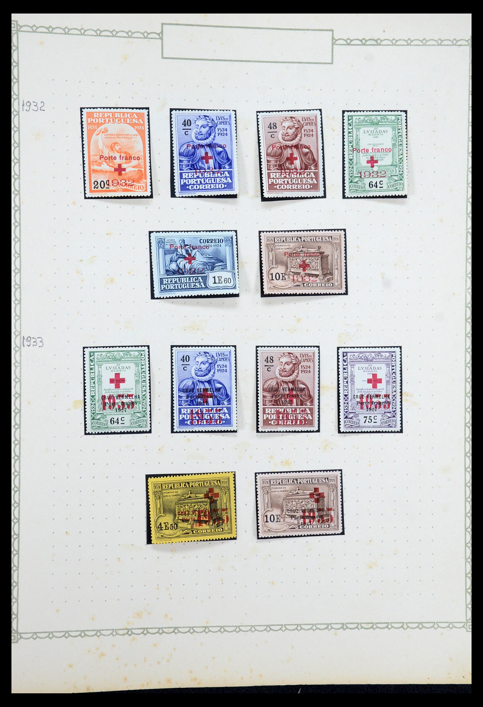 35750 032 - Postzegelverzameling 35750 Portugal 1853-1935.