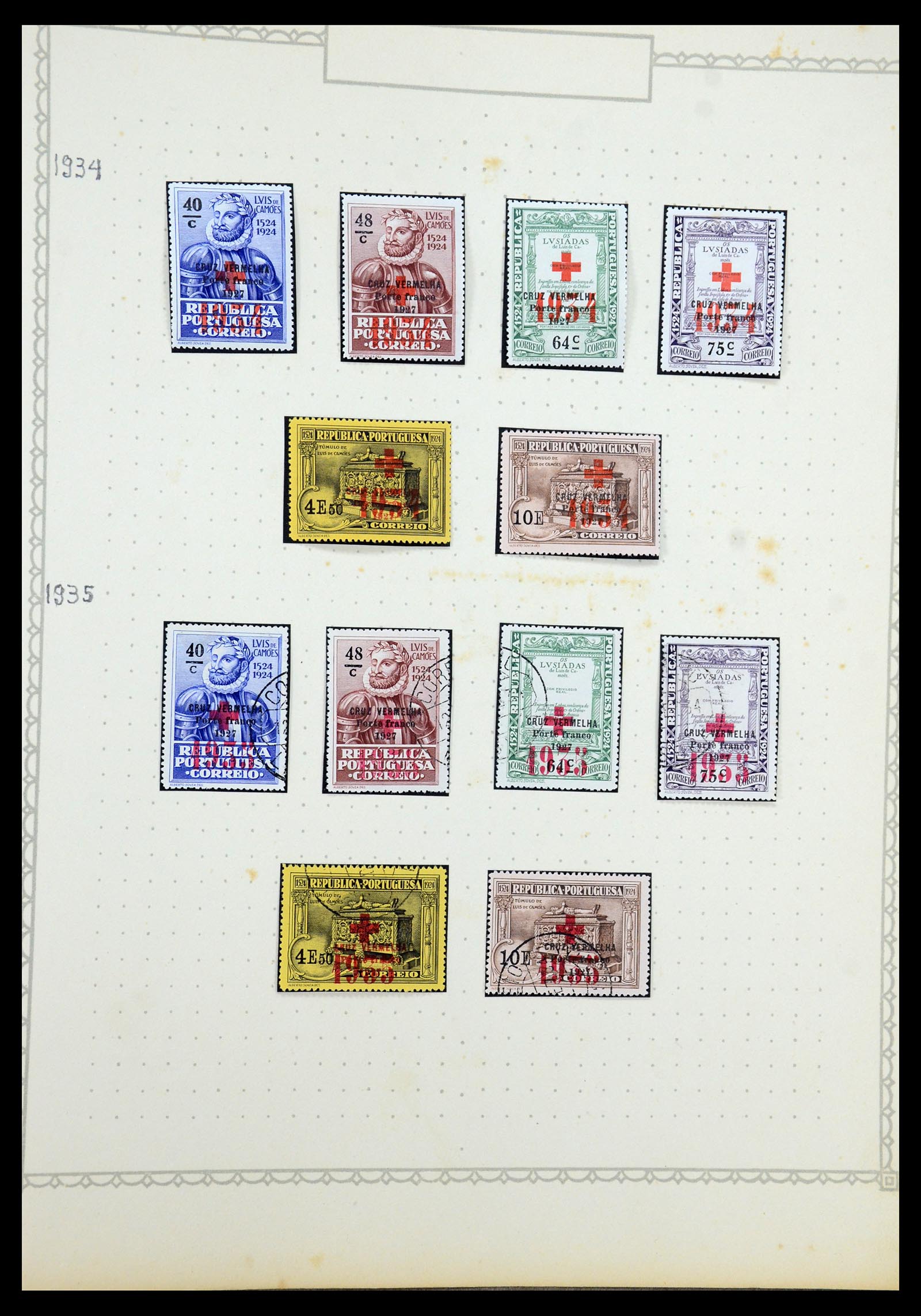 35750 033 - Postzegelverzameling 35750 Portugal 1853-1935.