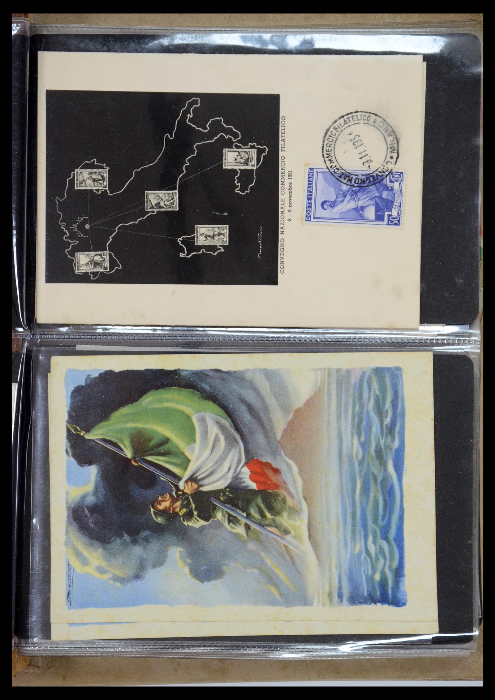 35751 003 - Postzegelverzameling 35751 Italië brieven 1878-1960.
