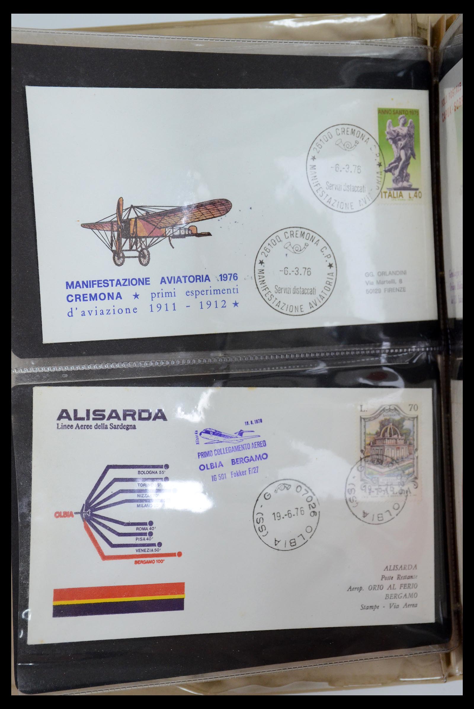 35751 008 - Postzegelverzameling 35751 Italië brieven 1878-1960.