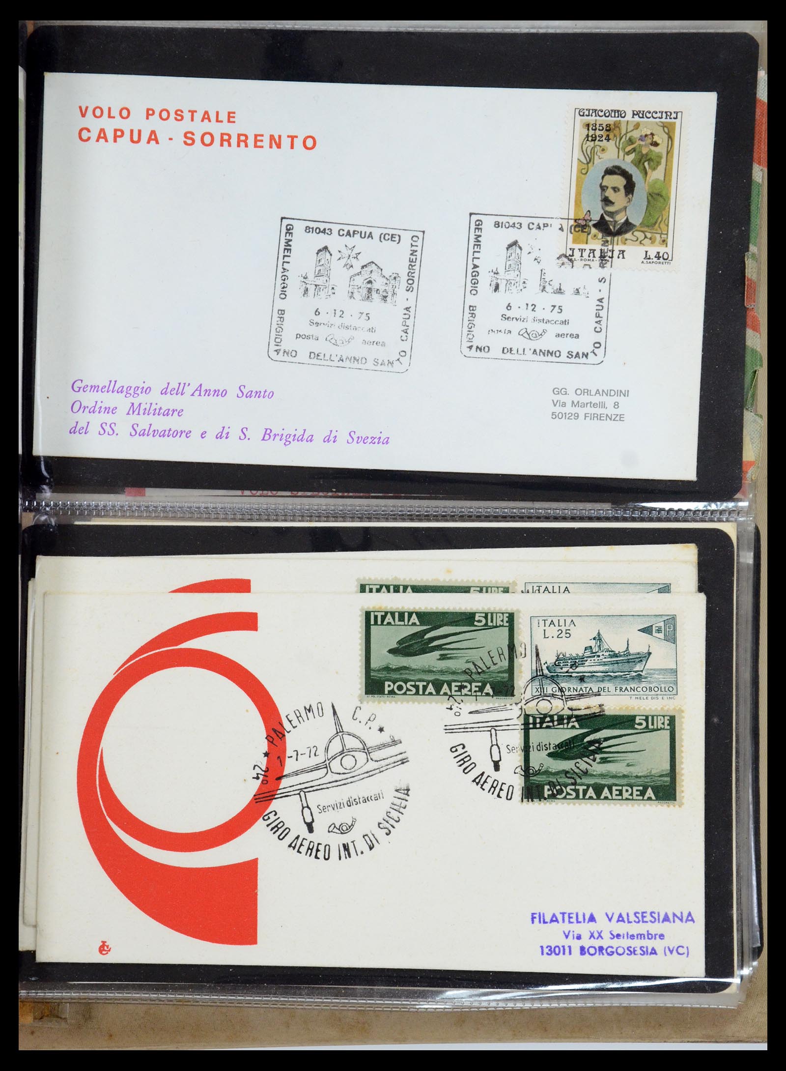 35751 009 - Postzegelverzameling 35751 Italië brieven 1878-1960.