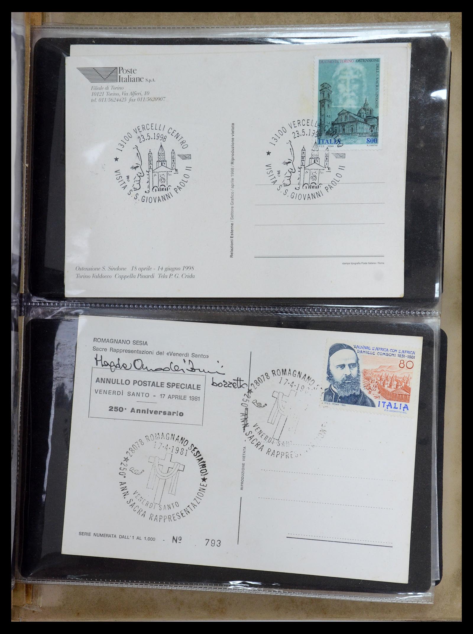 35751 019 - Stamp Collection 35751 Italy covers 1878-1960.