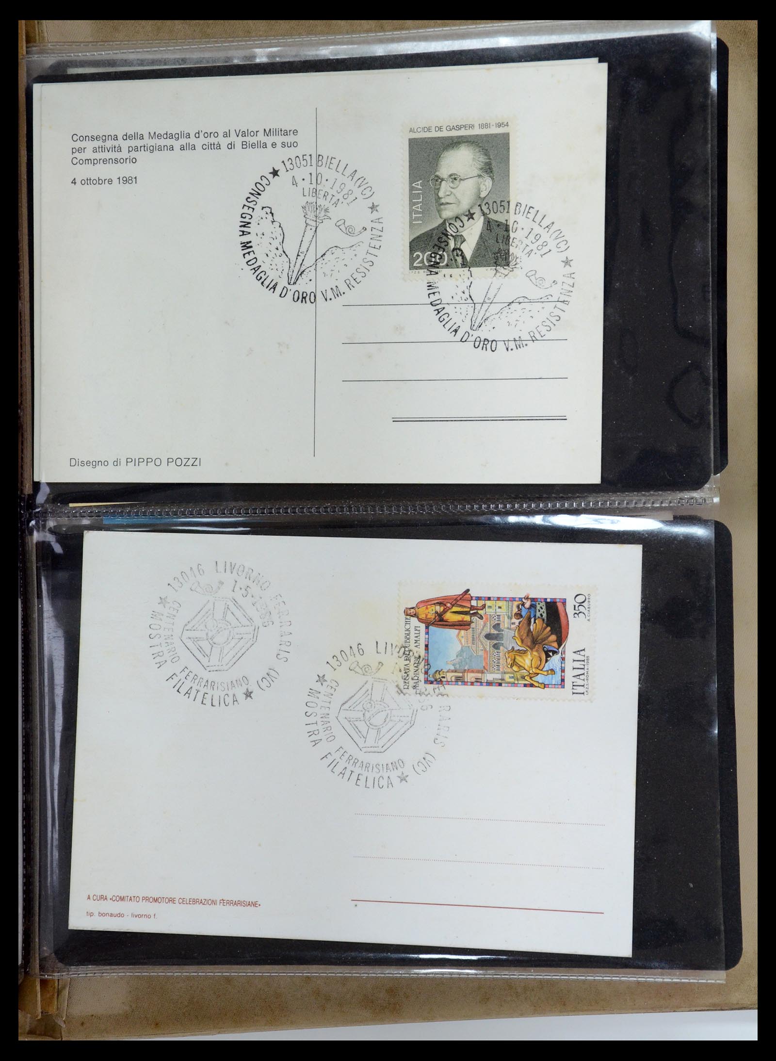 35751 023 - Postzegelverzameling 35751 Italië brieven 1878-1960.
