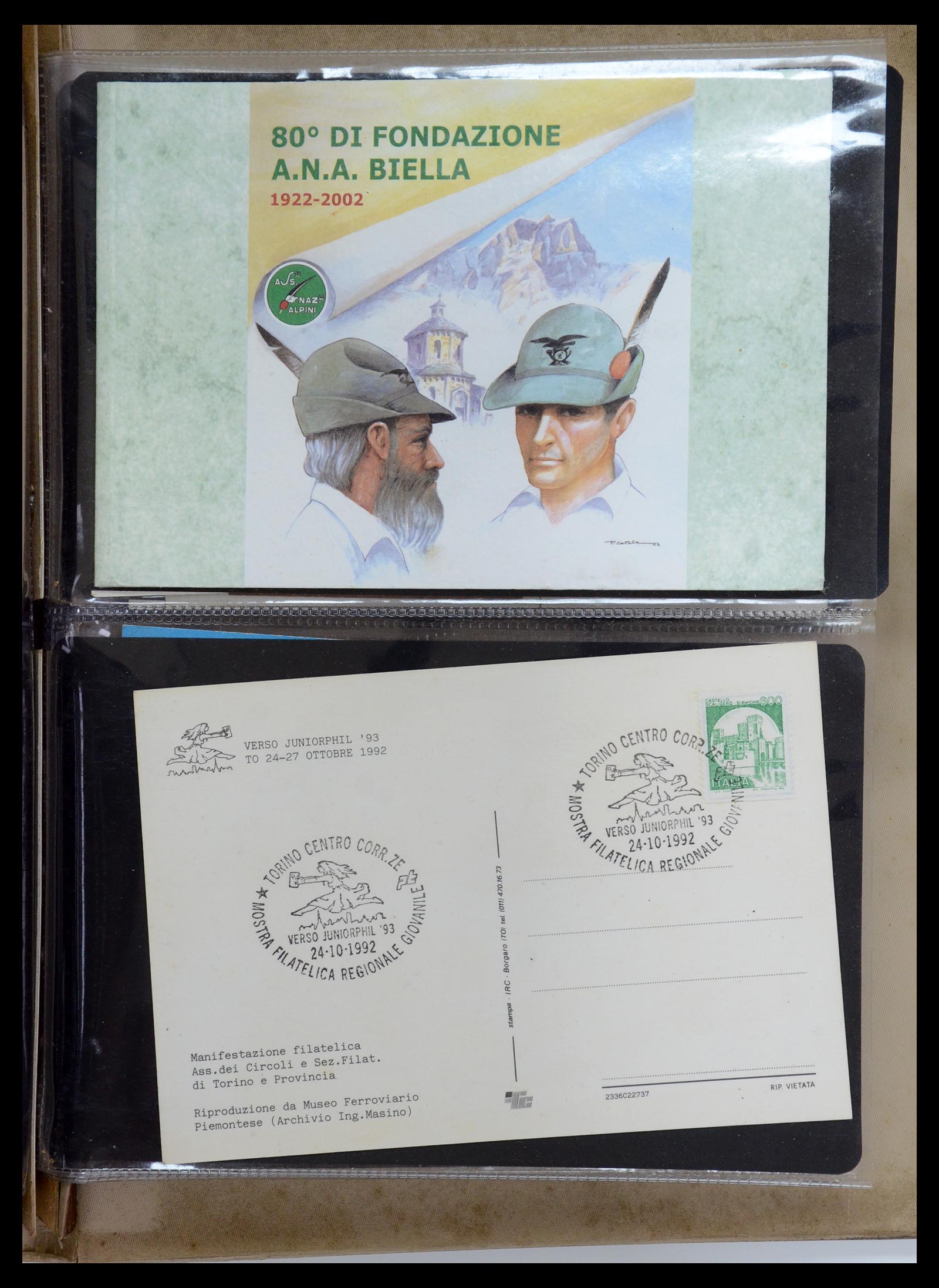 35751 025 - Postzegelverzameling 35751 Italië brieven 1878-1960.
