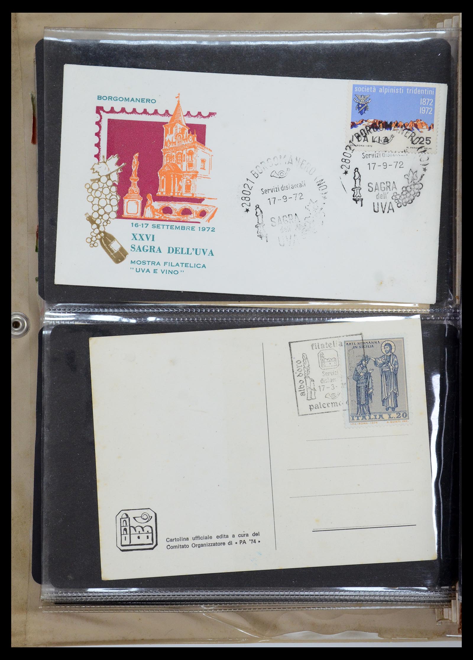 35751 026 - Postzegelverzameling 35751 Italië brieven 1878-1960.