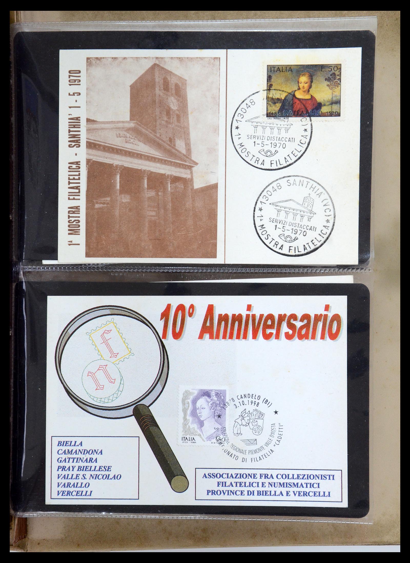 35751 027 - Postzegelverzameling 35751 Italië brieven 1878-1960.
