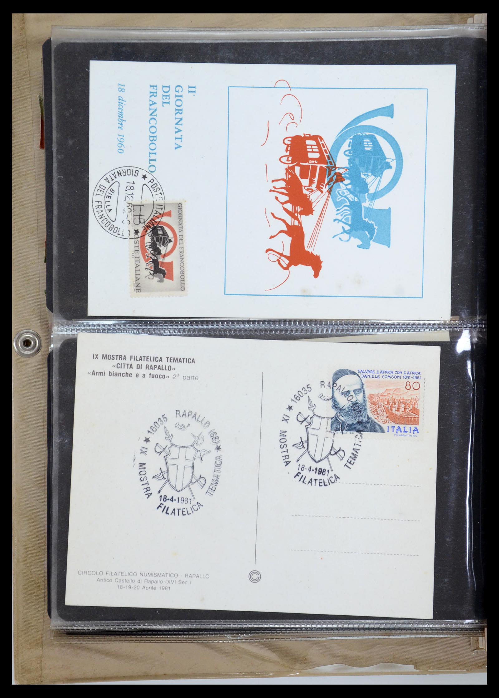 35751 028 - Postzegelverzameling 35751 Italië brieven 1878-1960.
