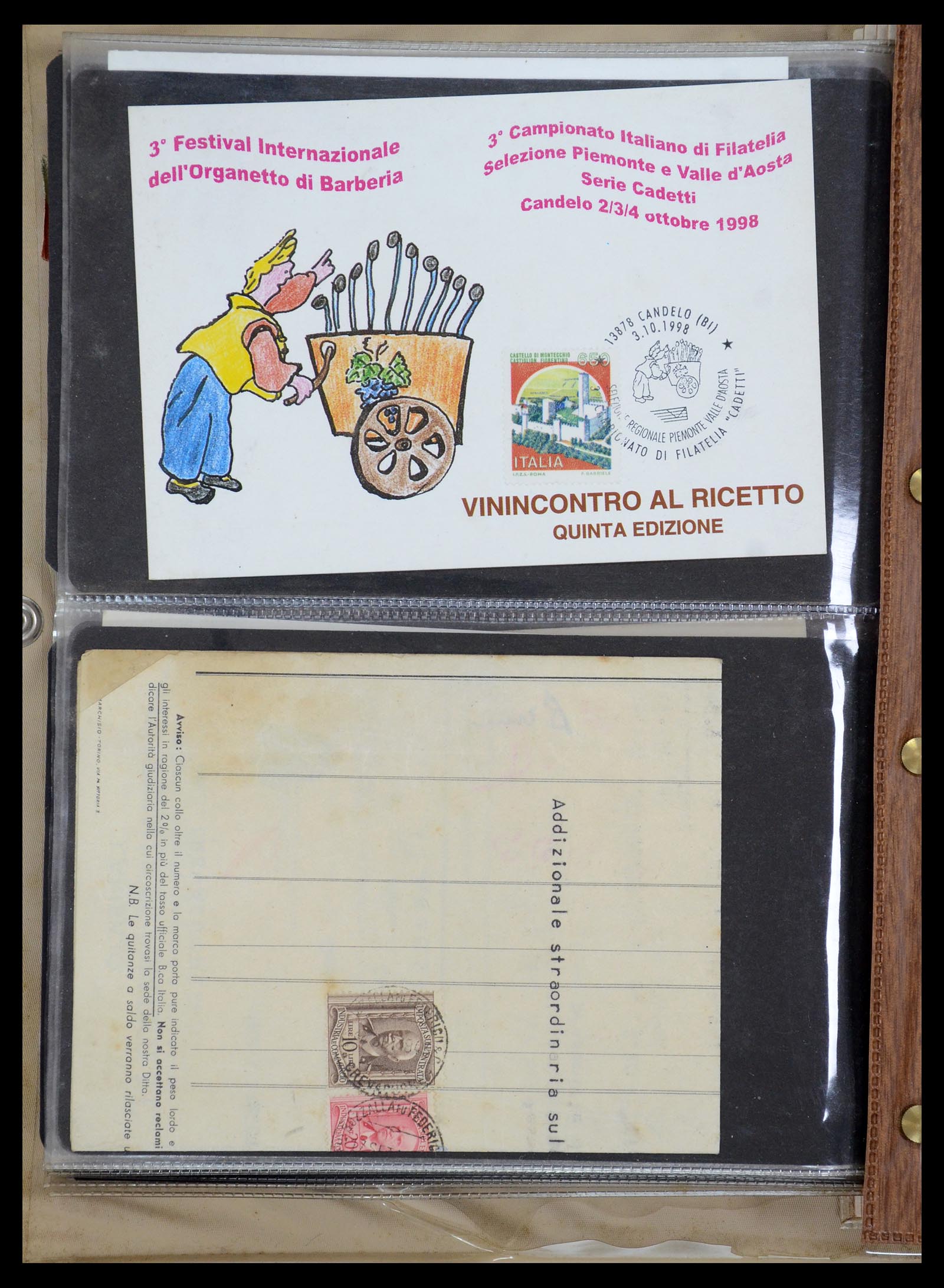35751 030 - Postzegelverzameling 35751 Italië brieven 1878-1960.