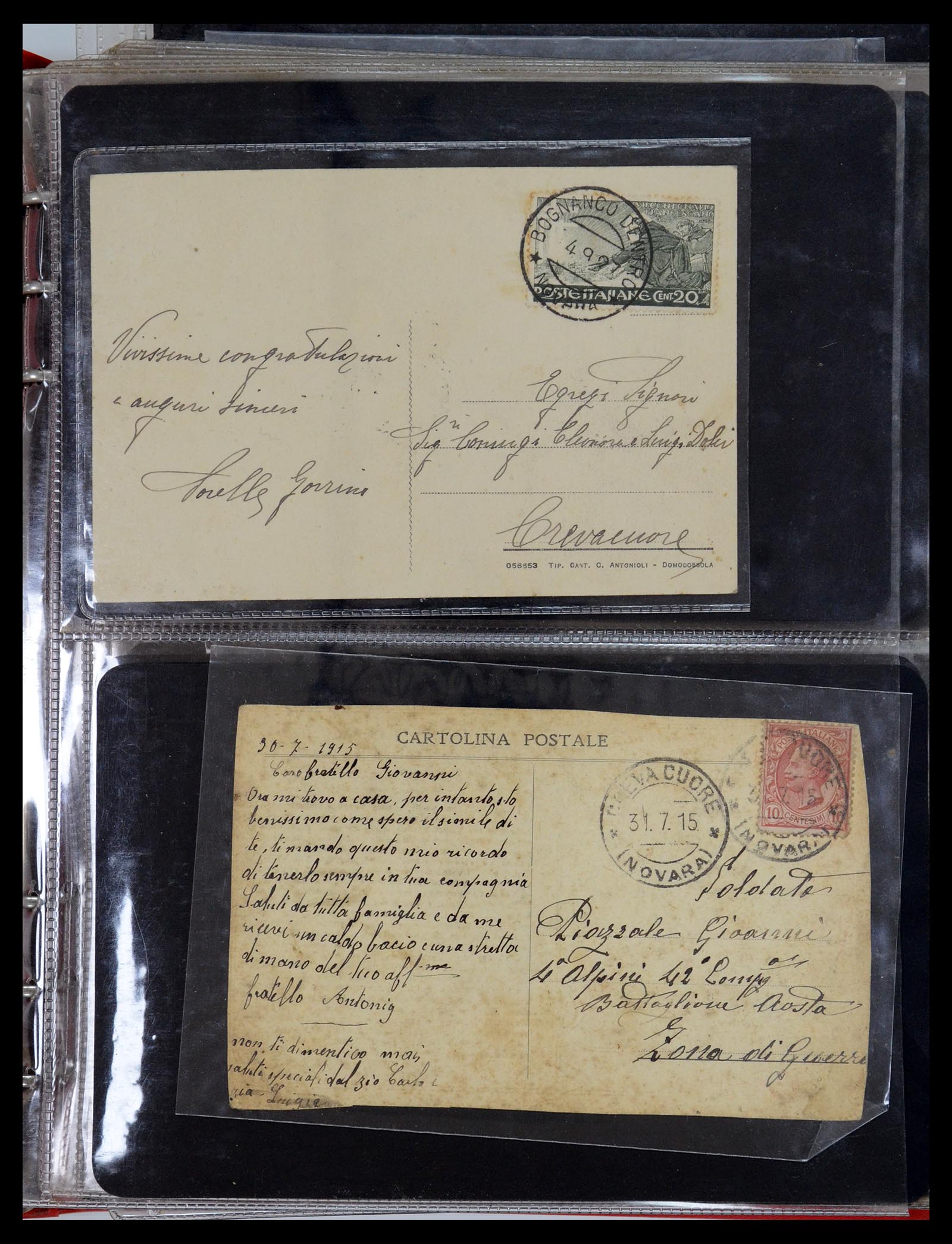 35751 031 - Stamp Collection 35751 Italy covers 1878-1960.