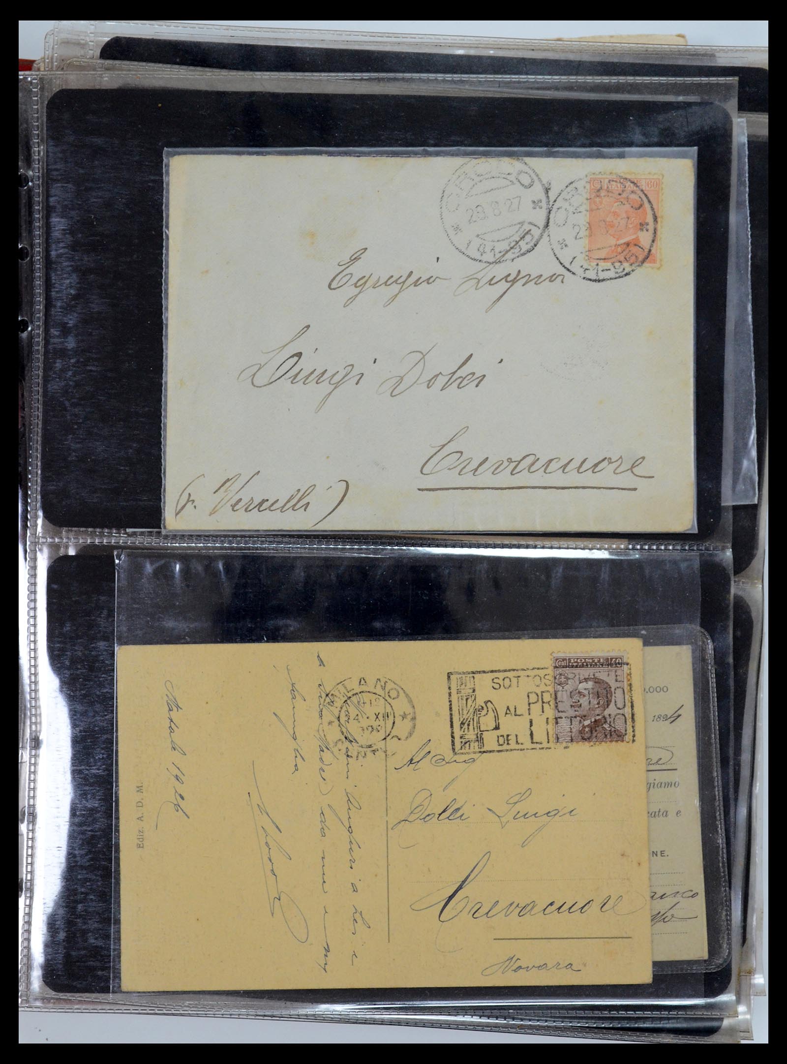 35751 035 - Stamp Collection 35751 Italy covers 1878-1960.