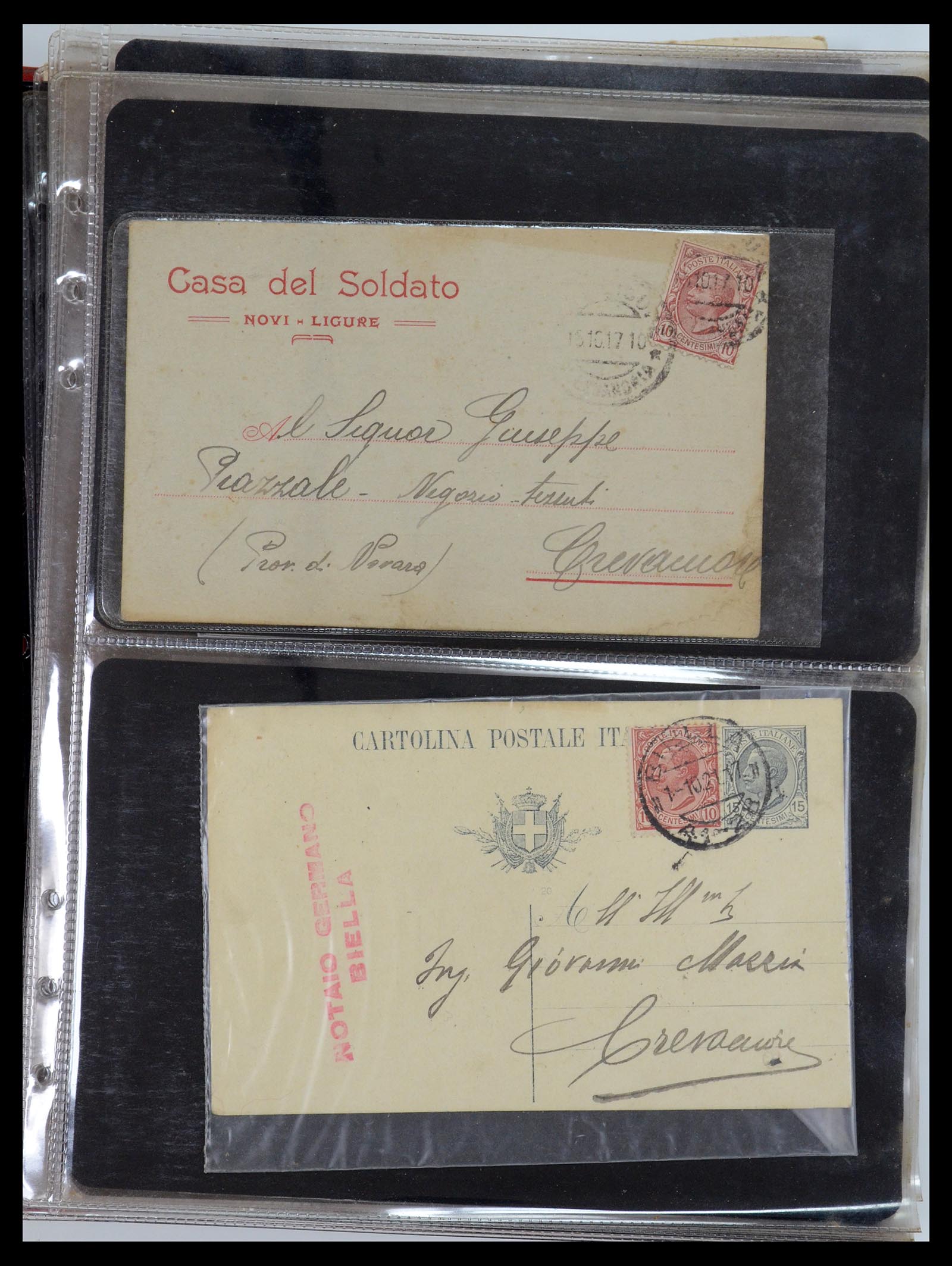 35751 037 - Stamp Collection 35751 Italy covers 1878-1960.