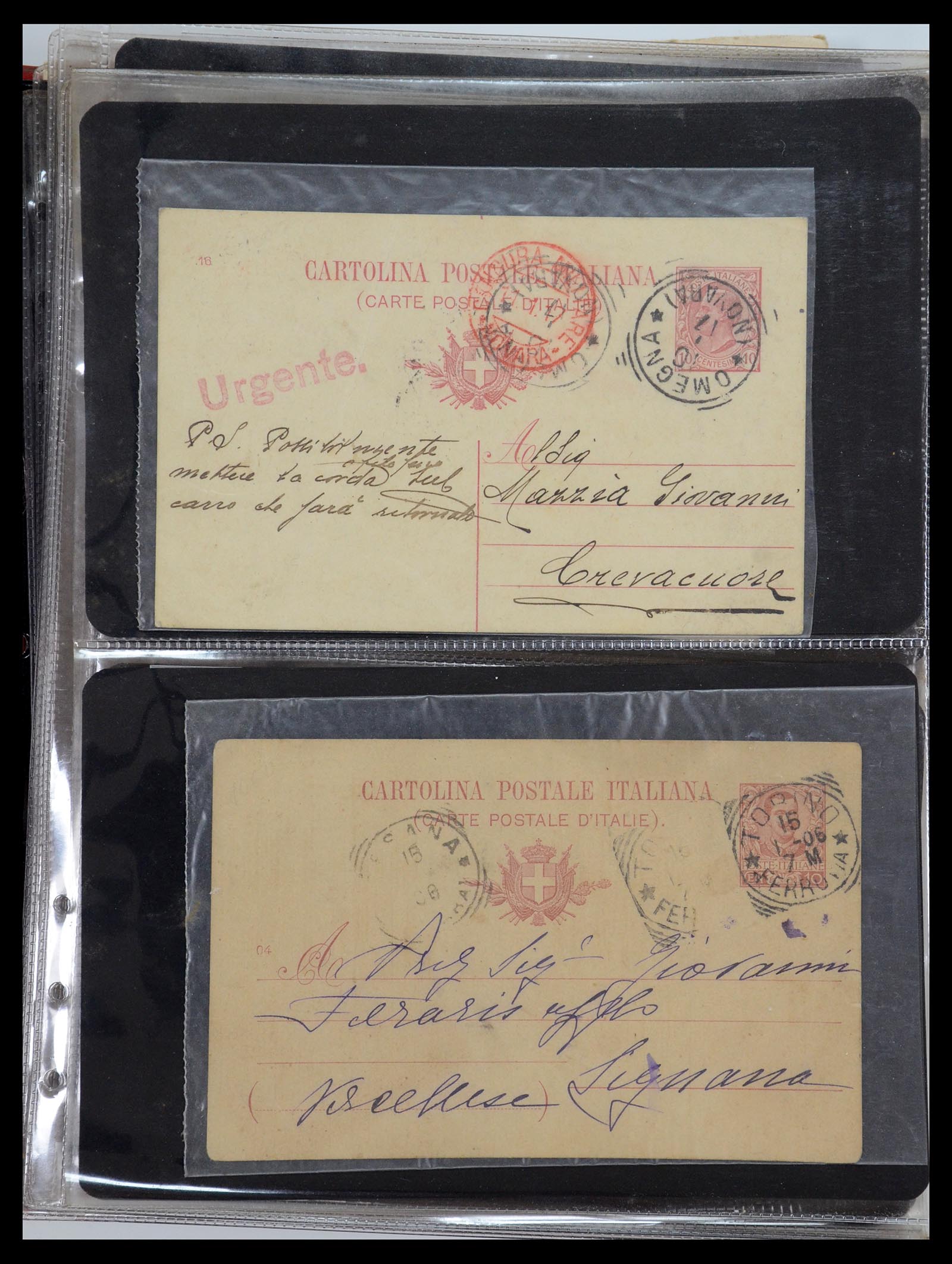 35751 038 - Stamp Collection 35751 Italy covers 1878-1960.