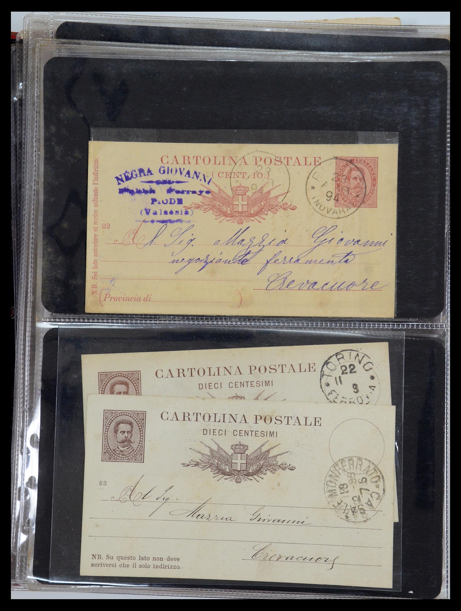 35751 042 - Postzegelverzameling 35751 Italië brieven 1878-1960.
