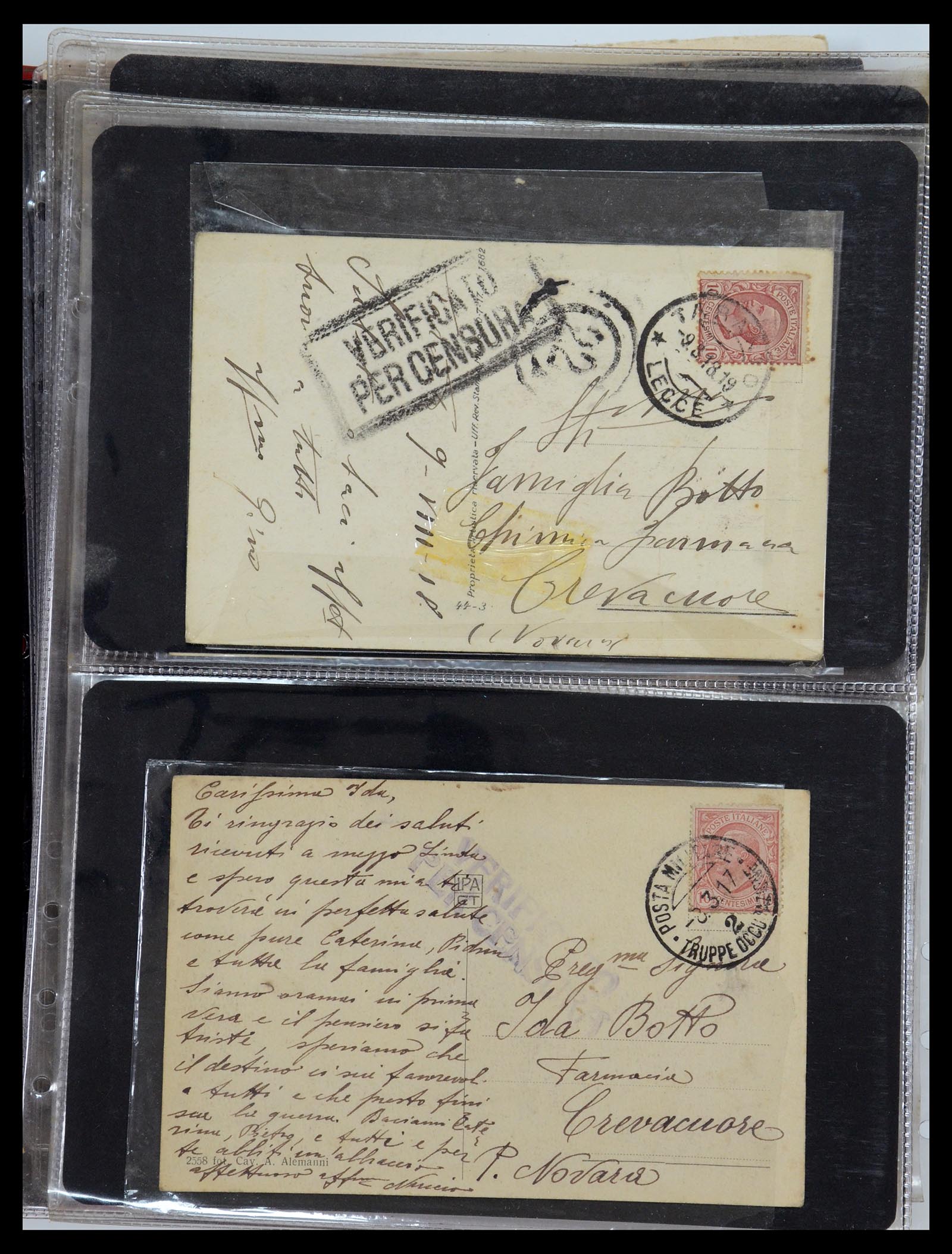 35751 048 - Postzegelverzameling 35751 Italië brieven 1878-1960.