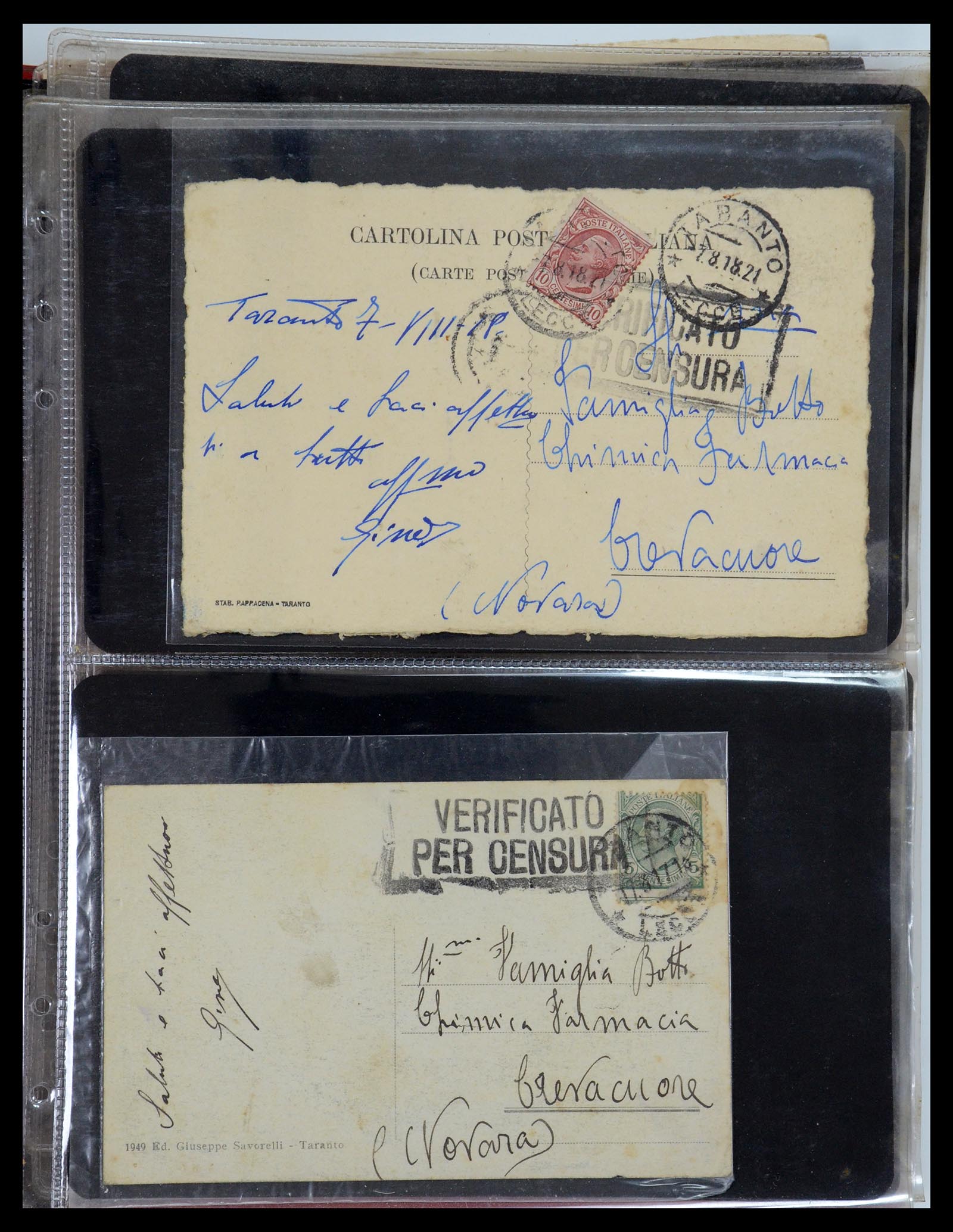 35751 049 - Postzegelverzameling 35751 Italië brieven 1878-1960.