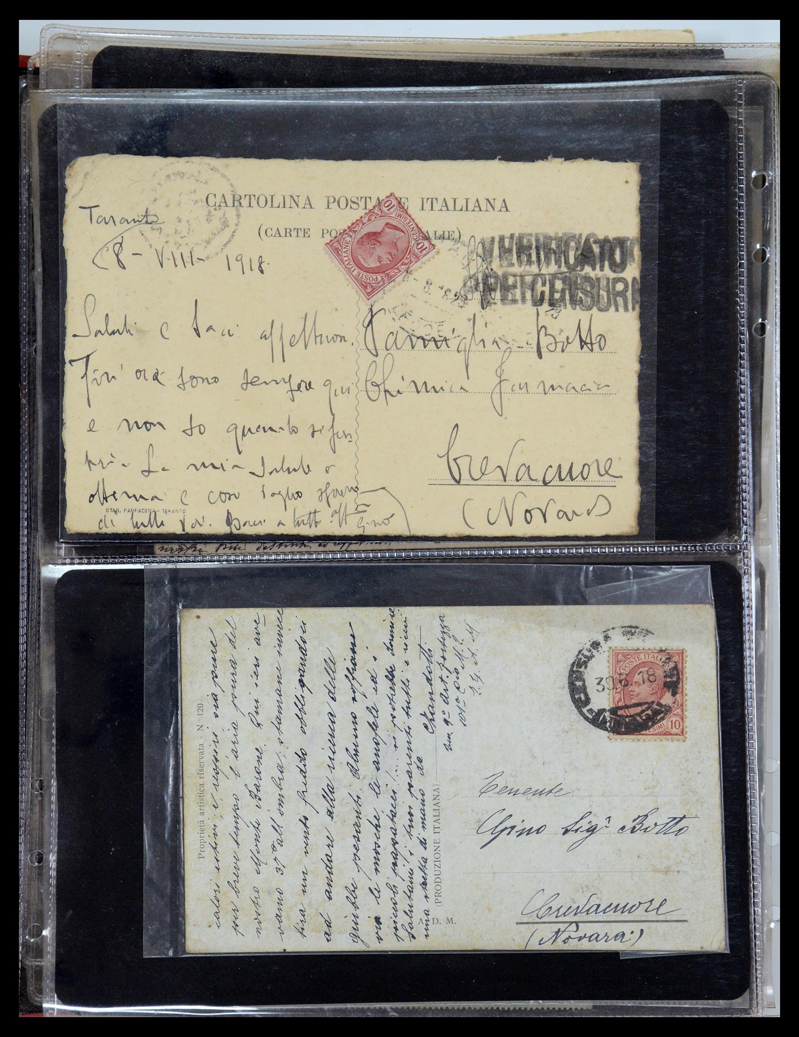 35751 050 - Postzegelverzameling 35751 Italië brieven 1878-1960.