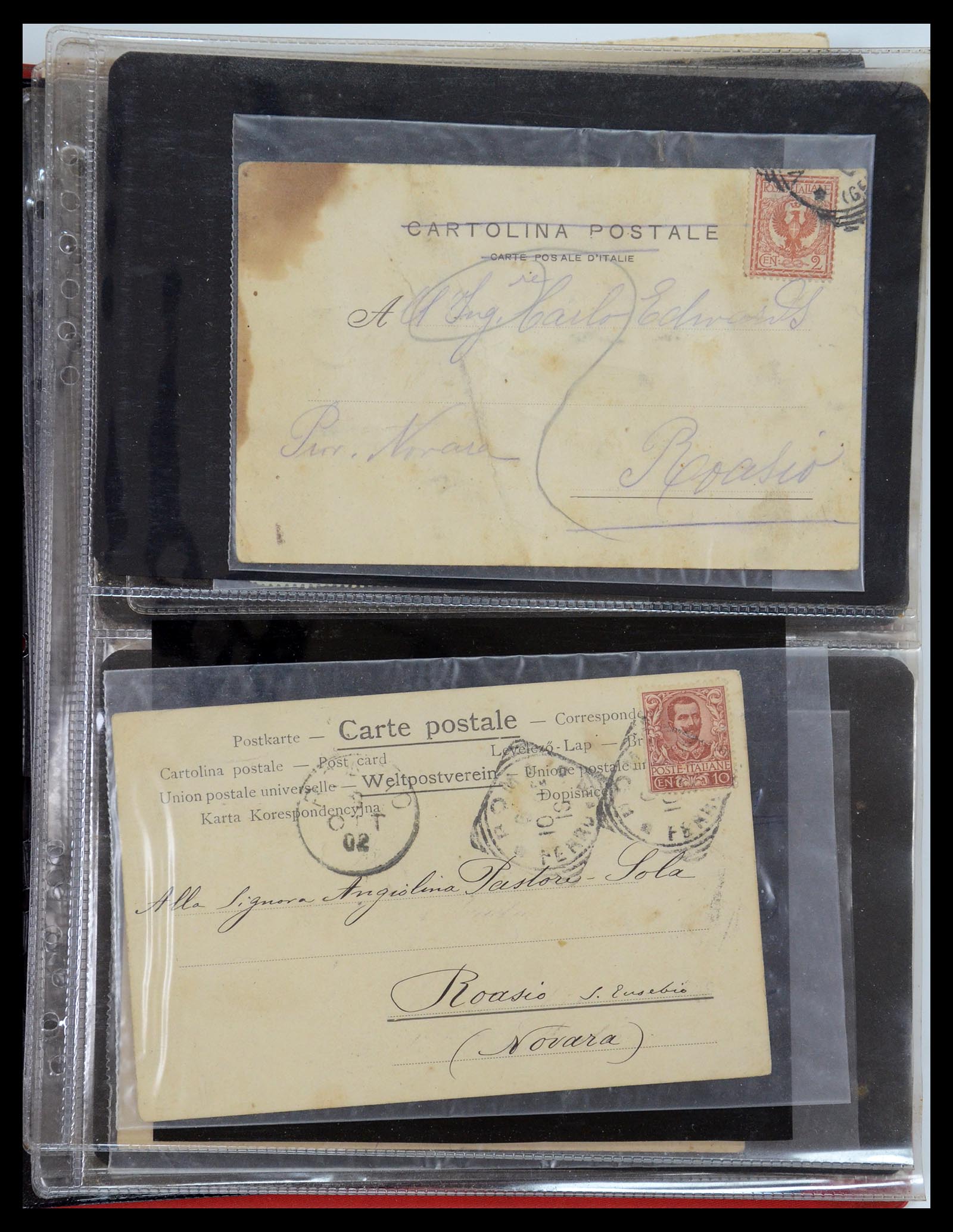 35751 053 - Postzegelverzameling 35751 Italië brieven 1878-1960.
