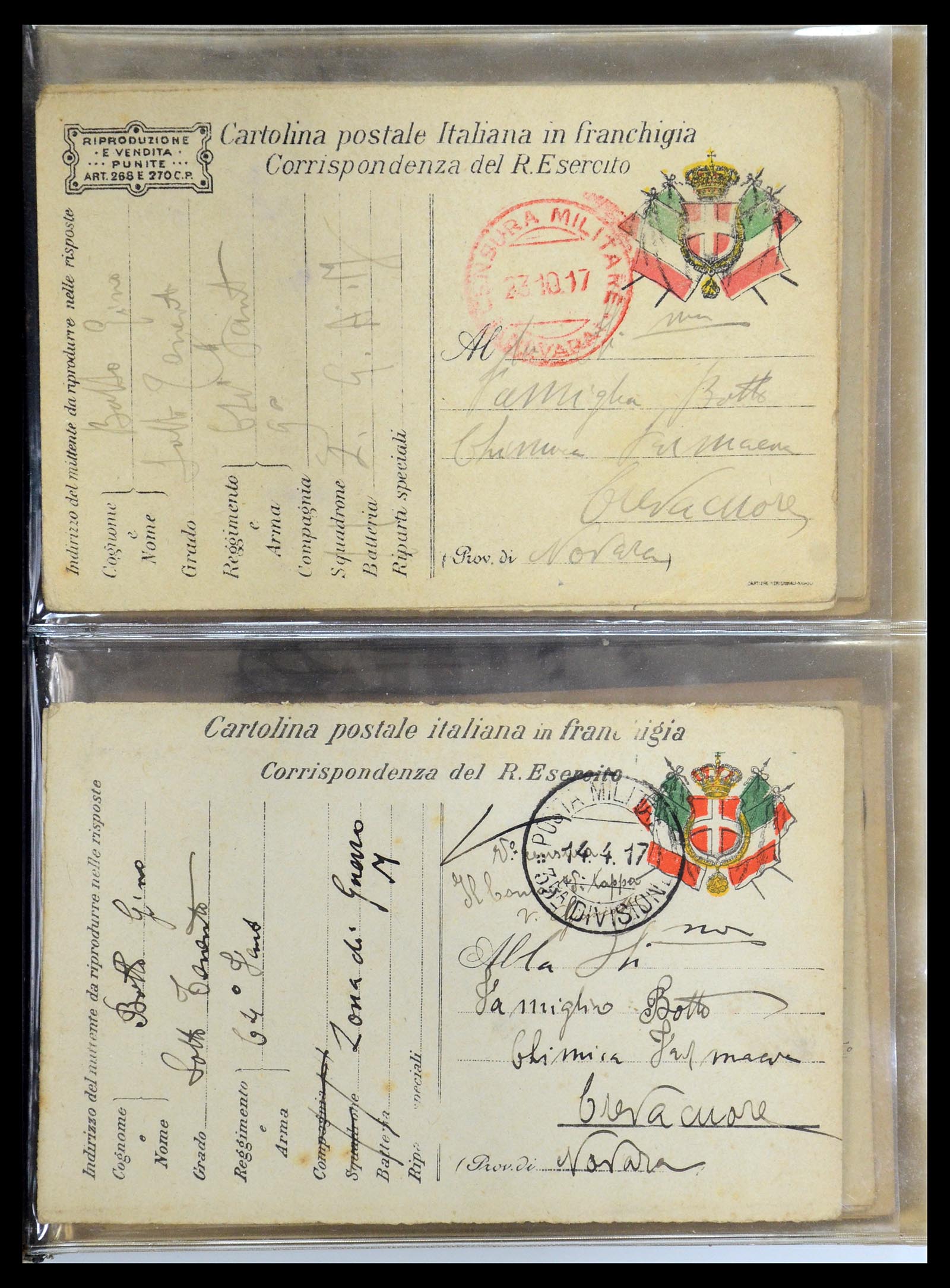 35751 163 - Stamp Collection 35751 Italy covers 1878-1960.