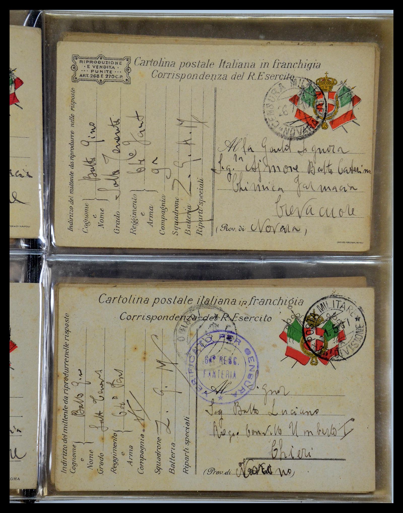 35751 167 - Stamp Collection 35751 Italy covers 1878-1960.