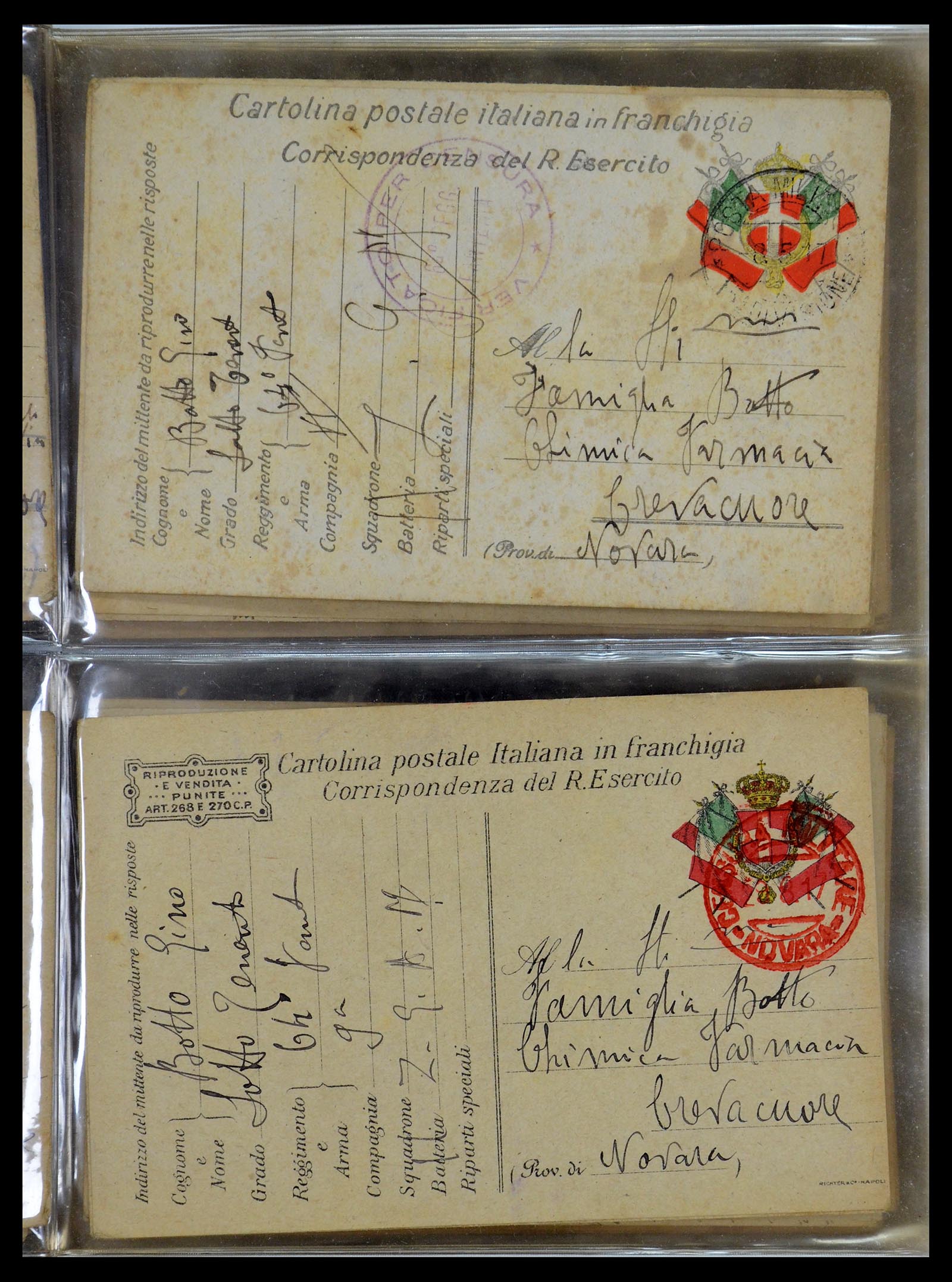 35751 171 - Stamp Collection 35751 Italy covers 1878-1960.