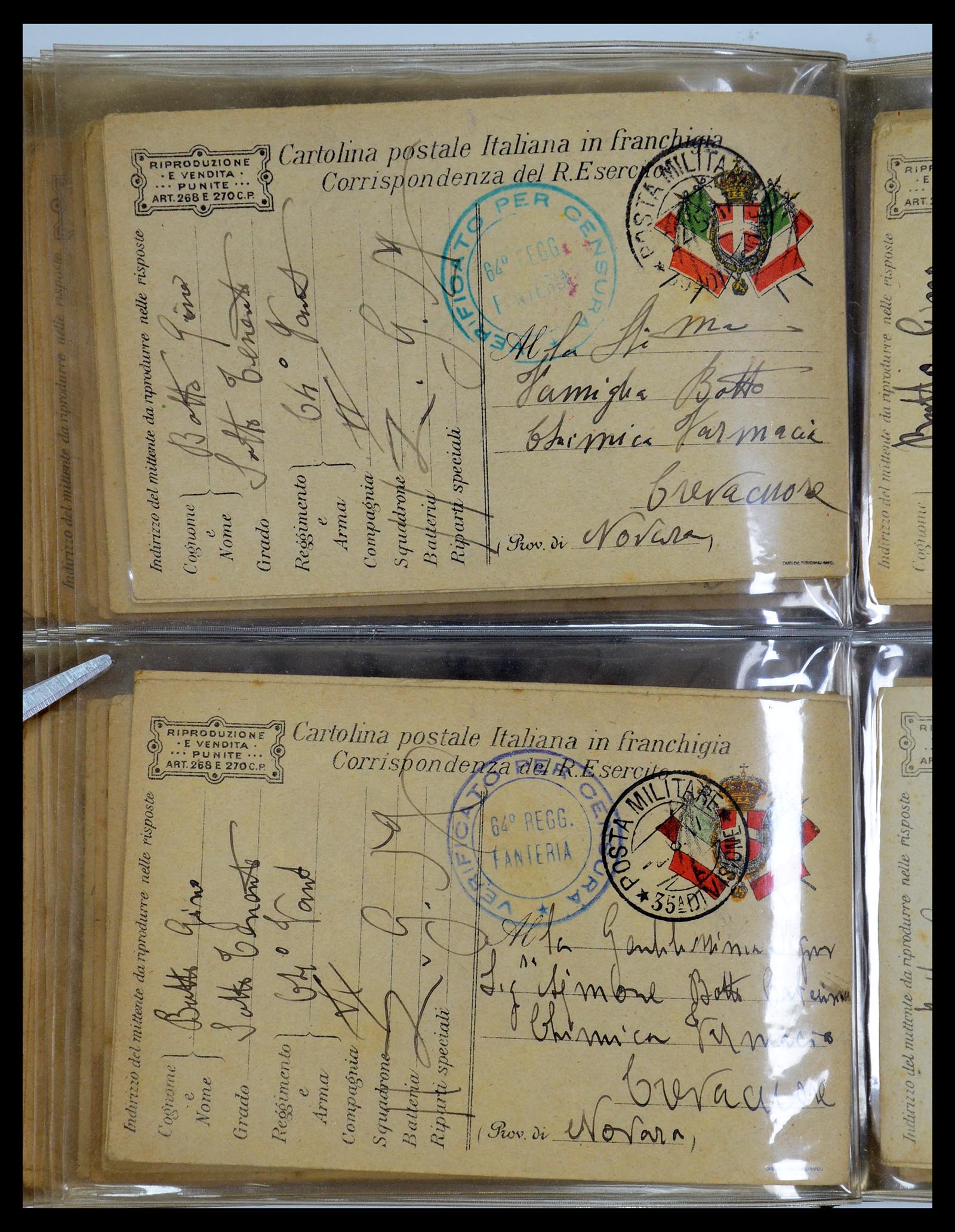 35751 172 - Stamp Collection 35751 Italy covers 1878-1960.
