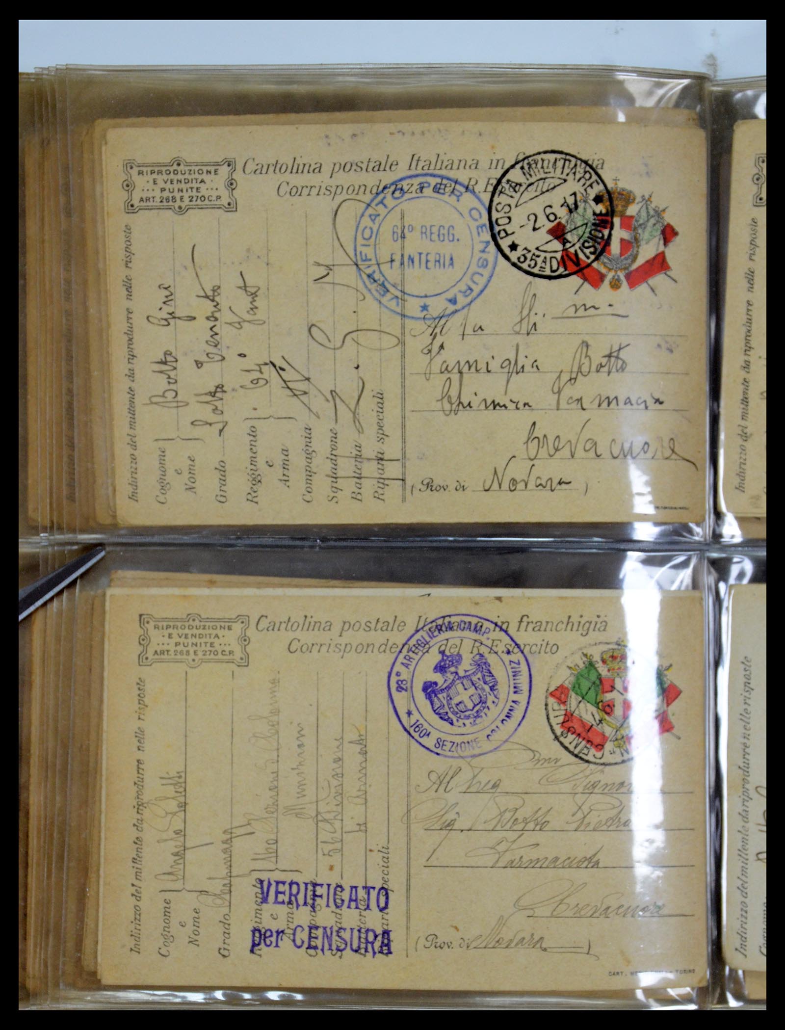 35751 174 - Stamp Collection 35751 Italy covers 1878-1960.