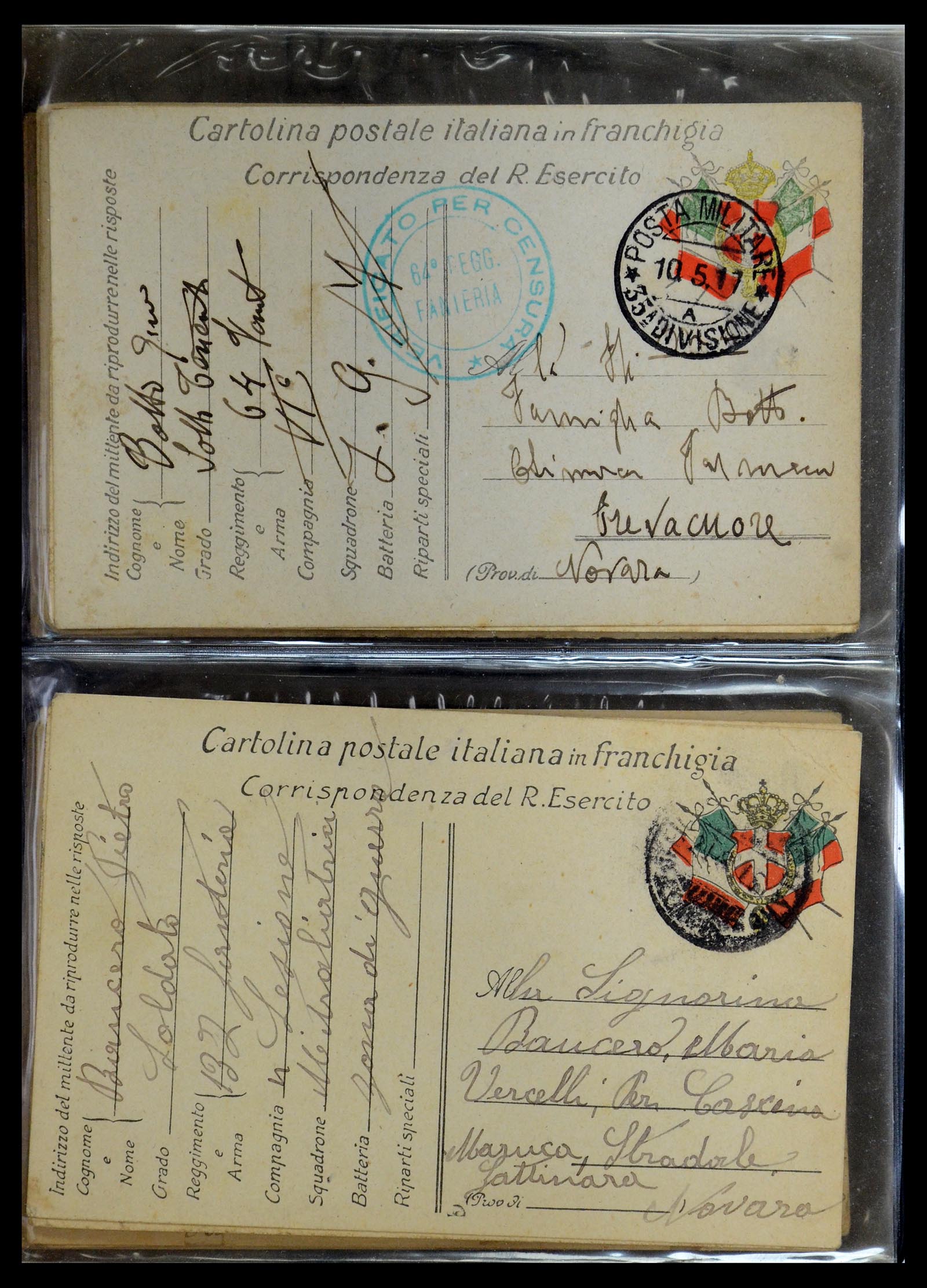 35751 179 - Stamp Collection 35751 Italy covers 1878-1960.