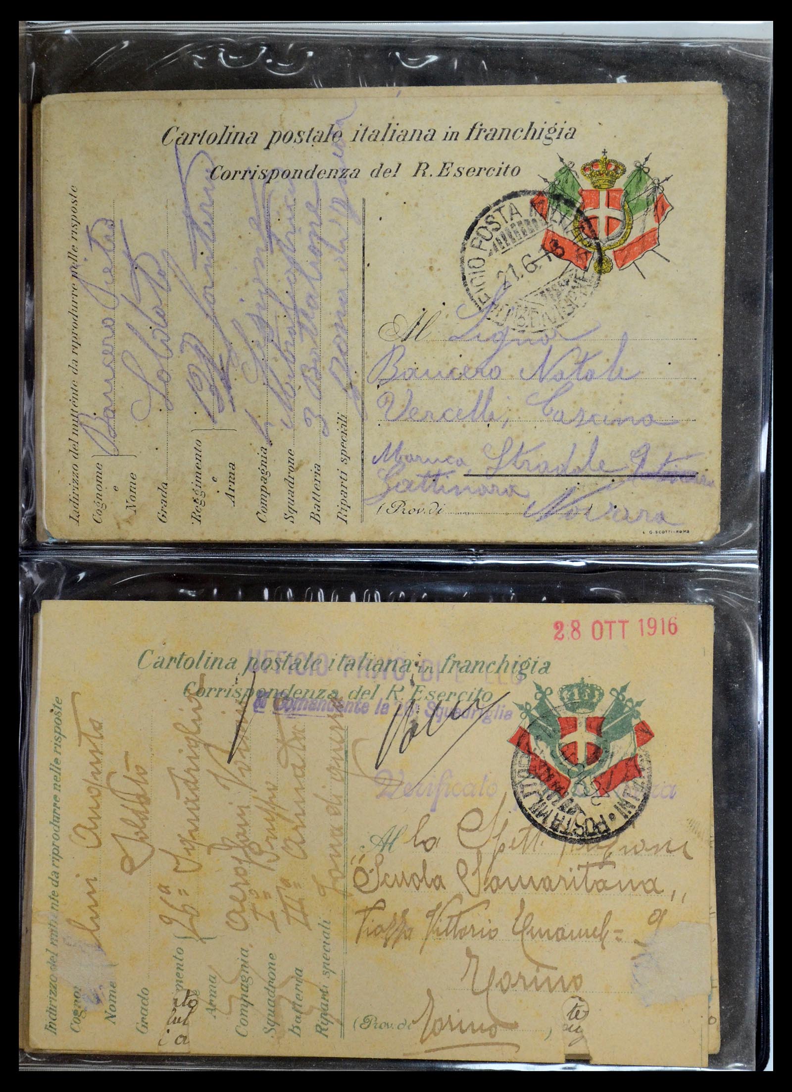 35751 181 - Stamp Collection 35751 Italy covers 1878-1960.