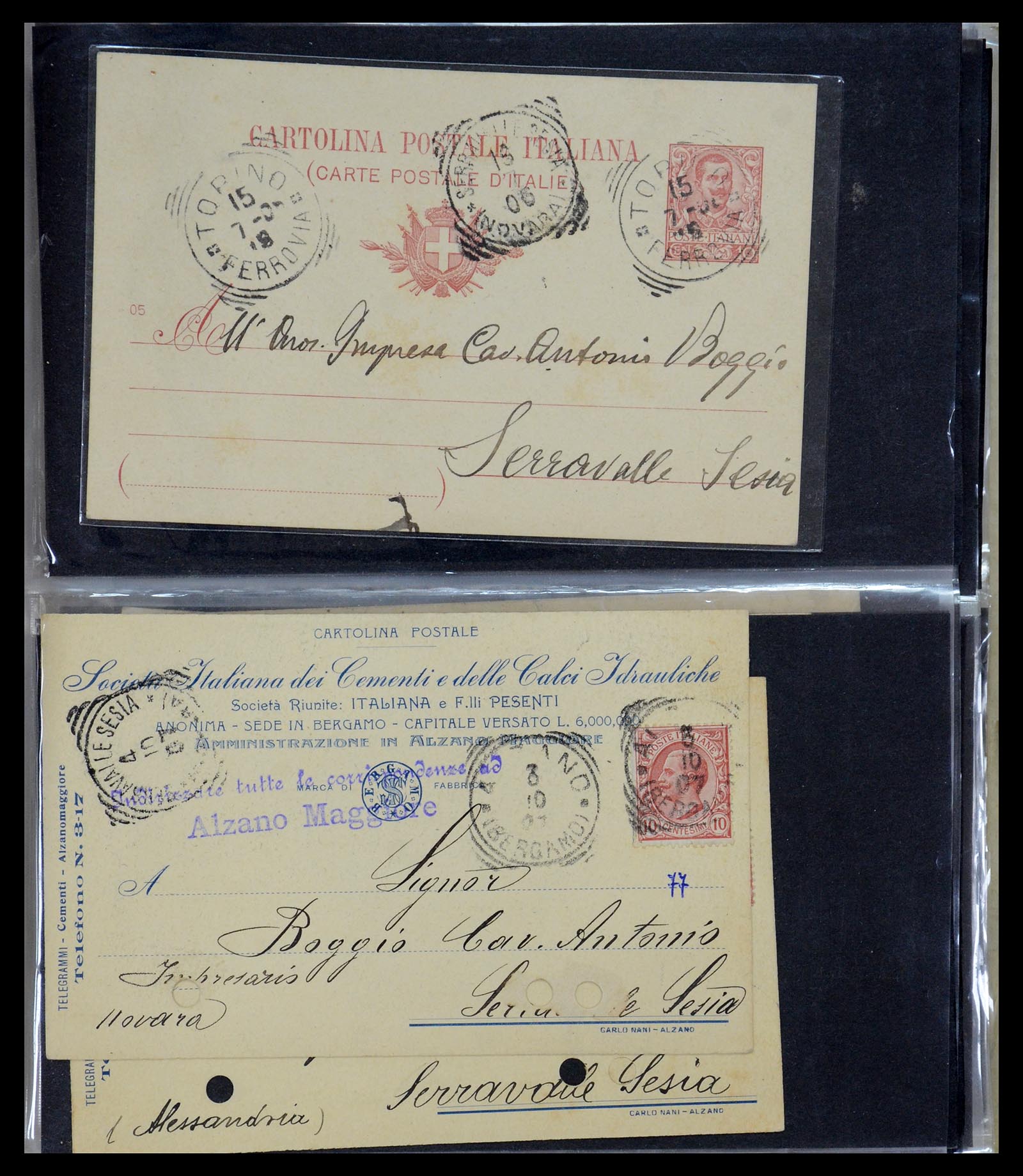 35751 191 - Postzegelverzameling 35751 Italië brieven 1878-1960.