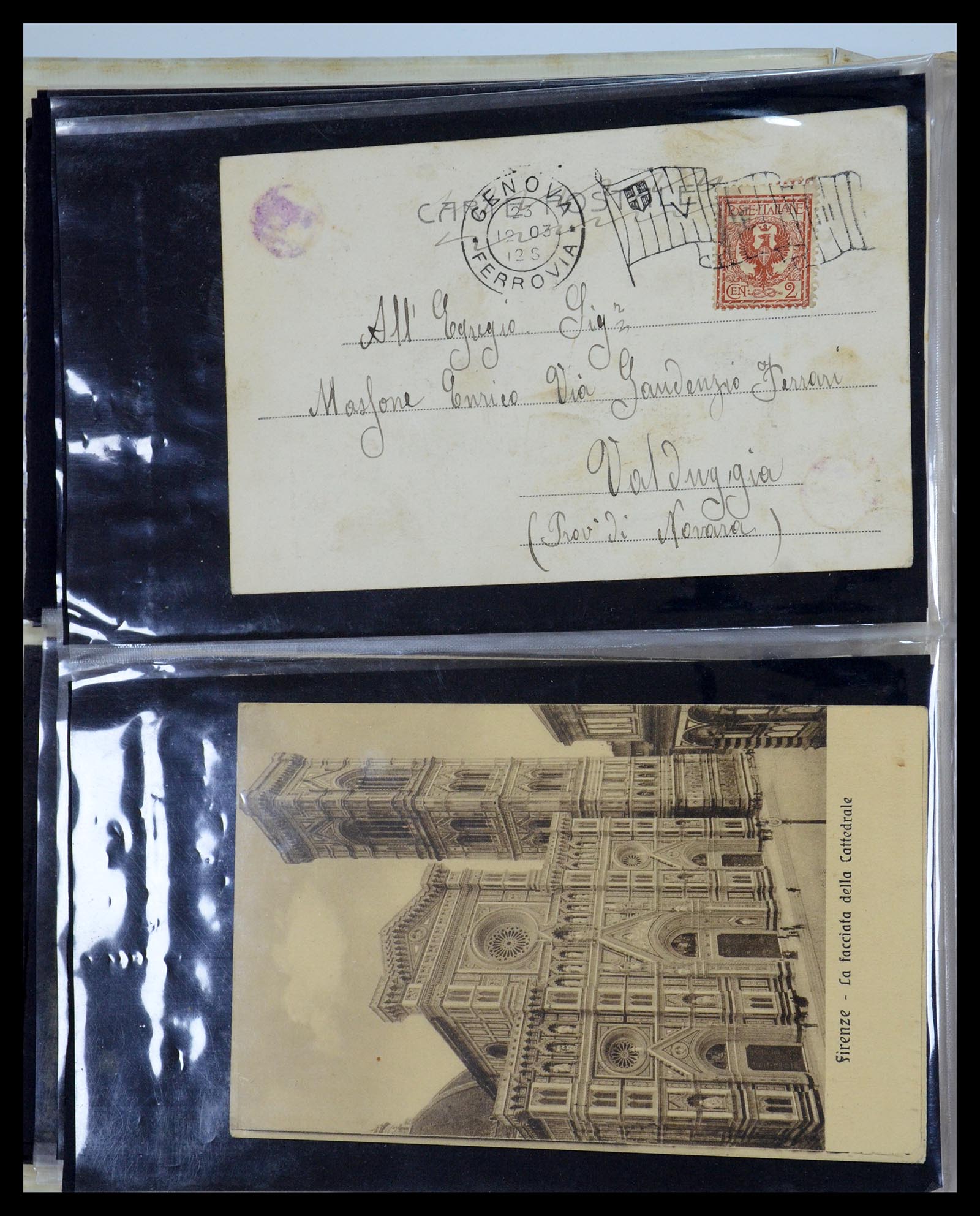 35751 198 - Postzegelverzameling 35751 Italië brieven 1878-1960.