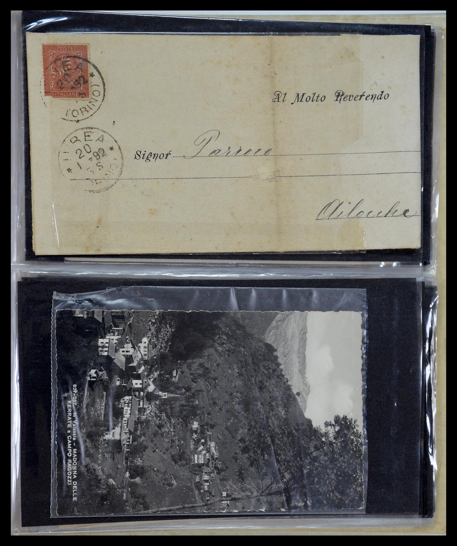 35751 214 - Postzegelverzameling 35751 Italië brieven 1878-1960.