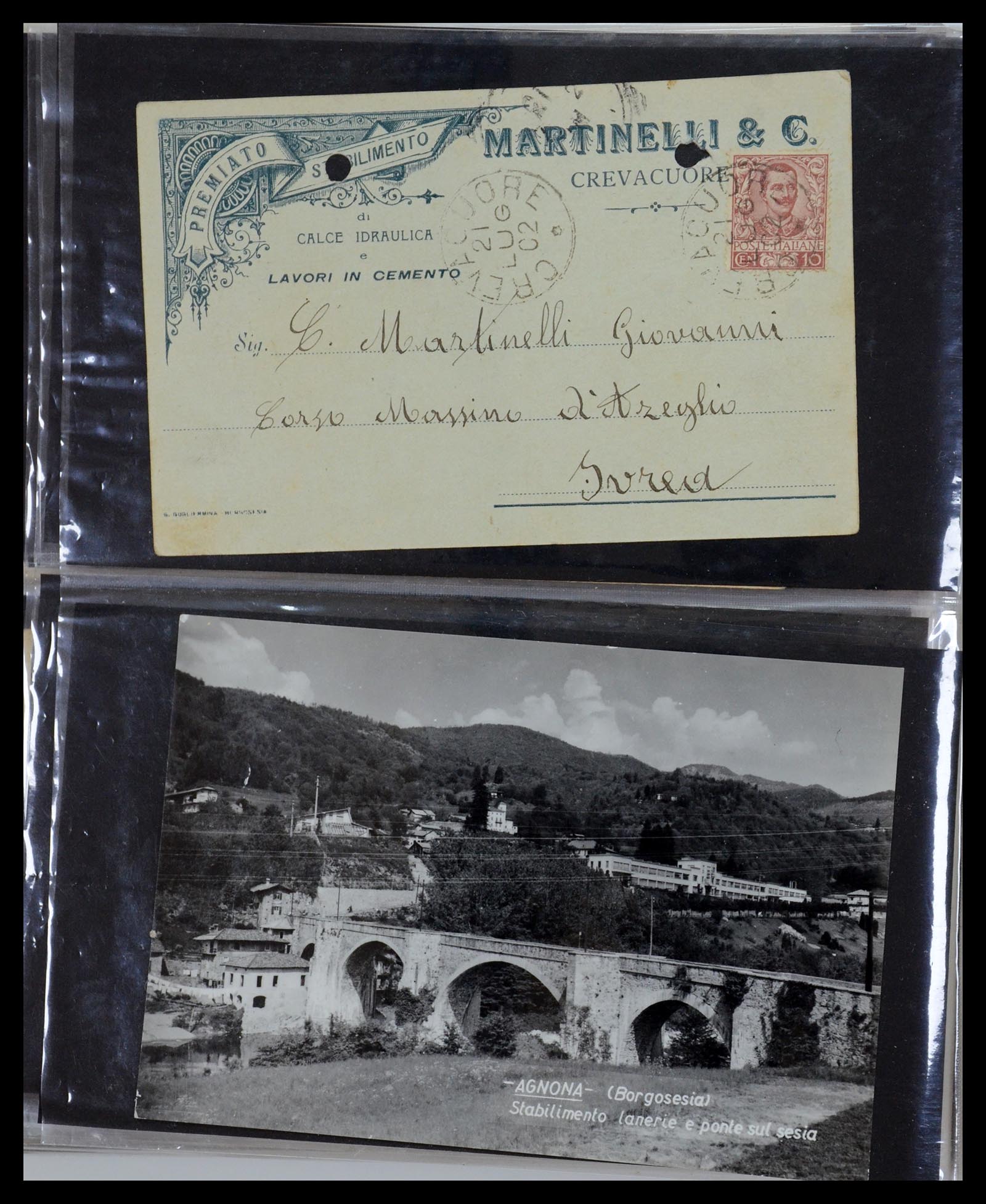35751 232 - Postzegelverzameling 35751 Italië brieven 1878-1960.