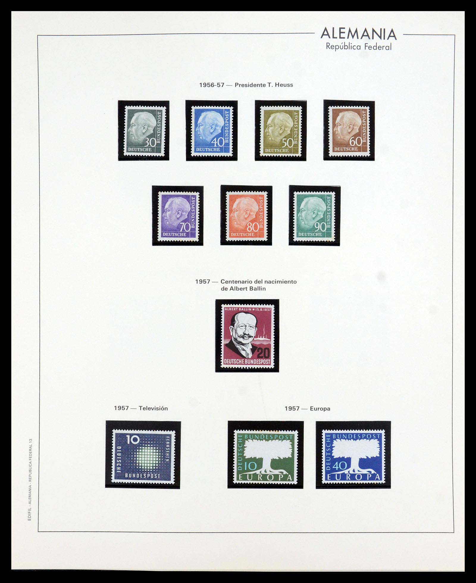 35753 012 - Stamp Collection 35753 Bundespost 1949-2013.