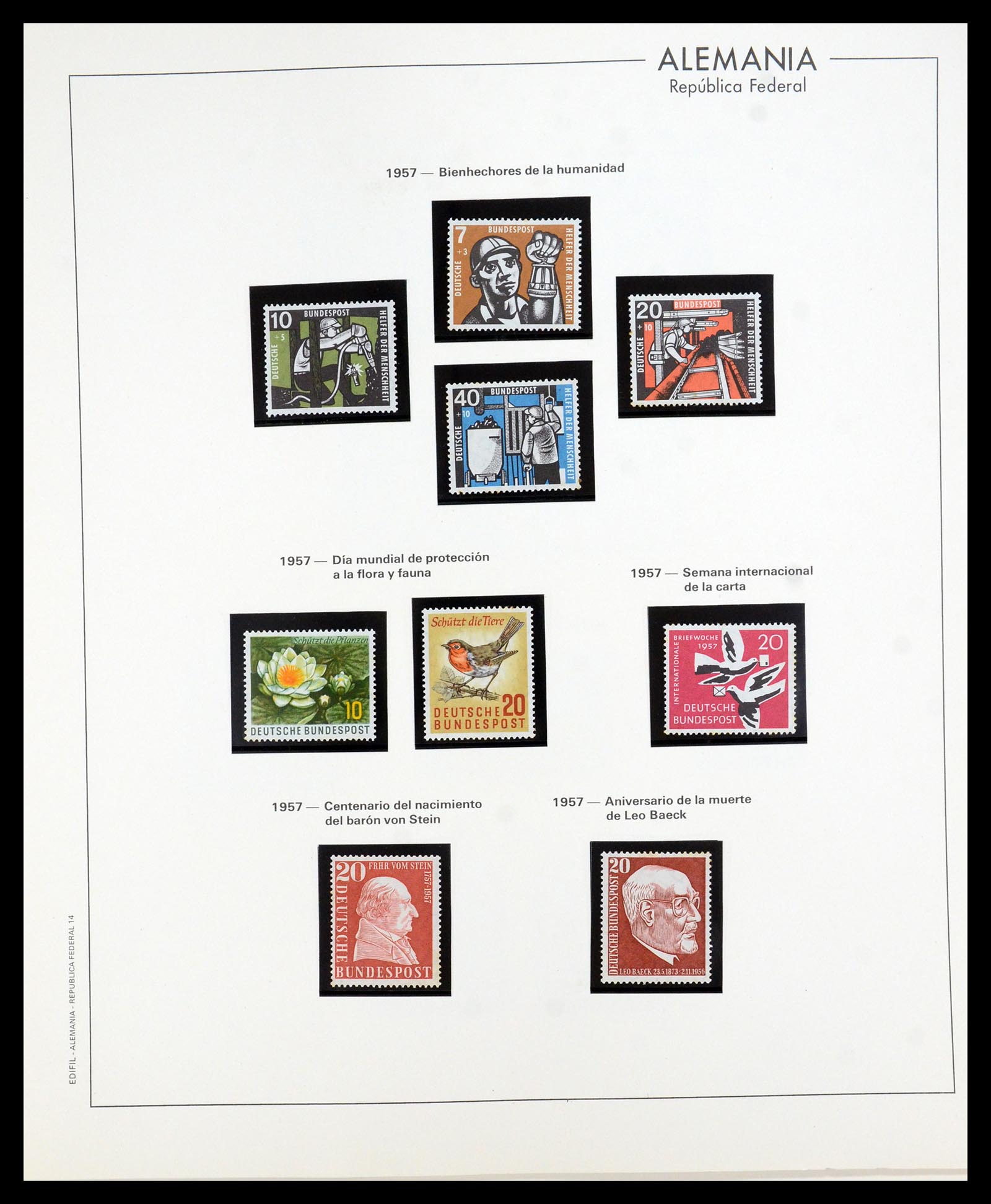 35753 013 - Postzegelverzameling 35753 Bundespost 1949-2013.