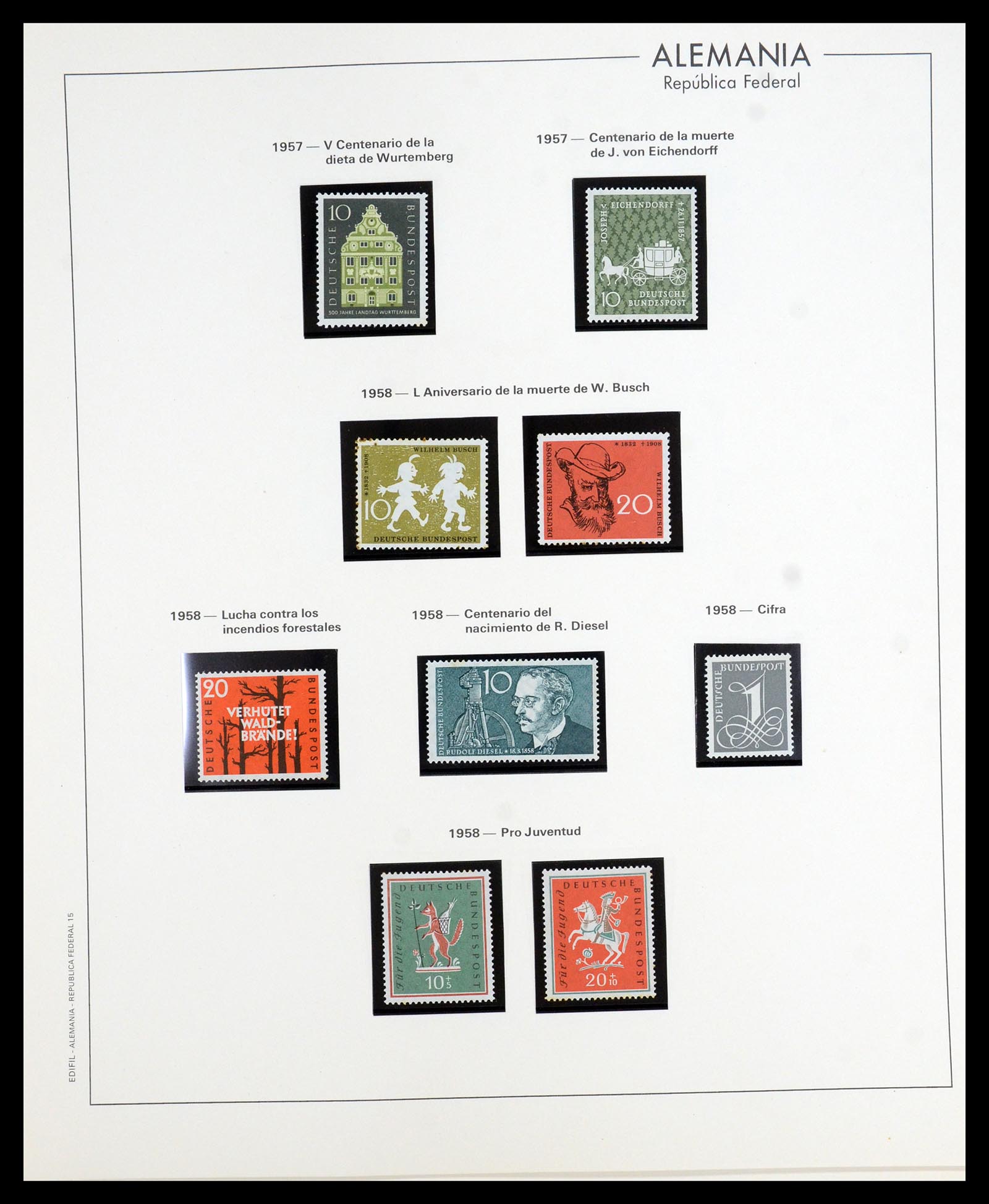 35753 014 - Stamp Collection 35753 Bundespost 1949-2013.