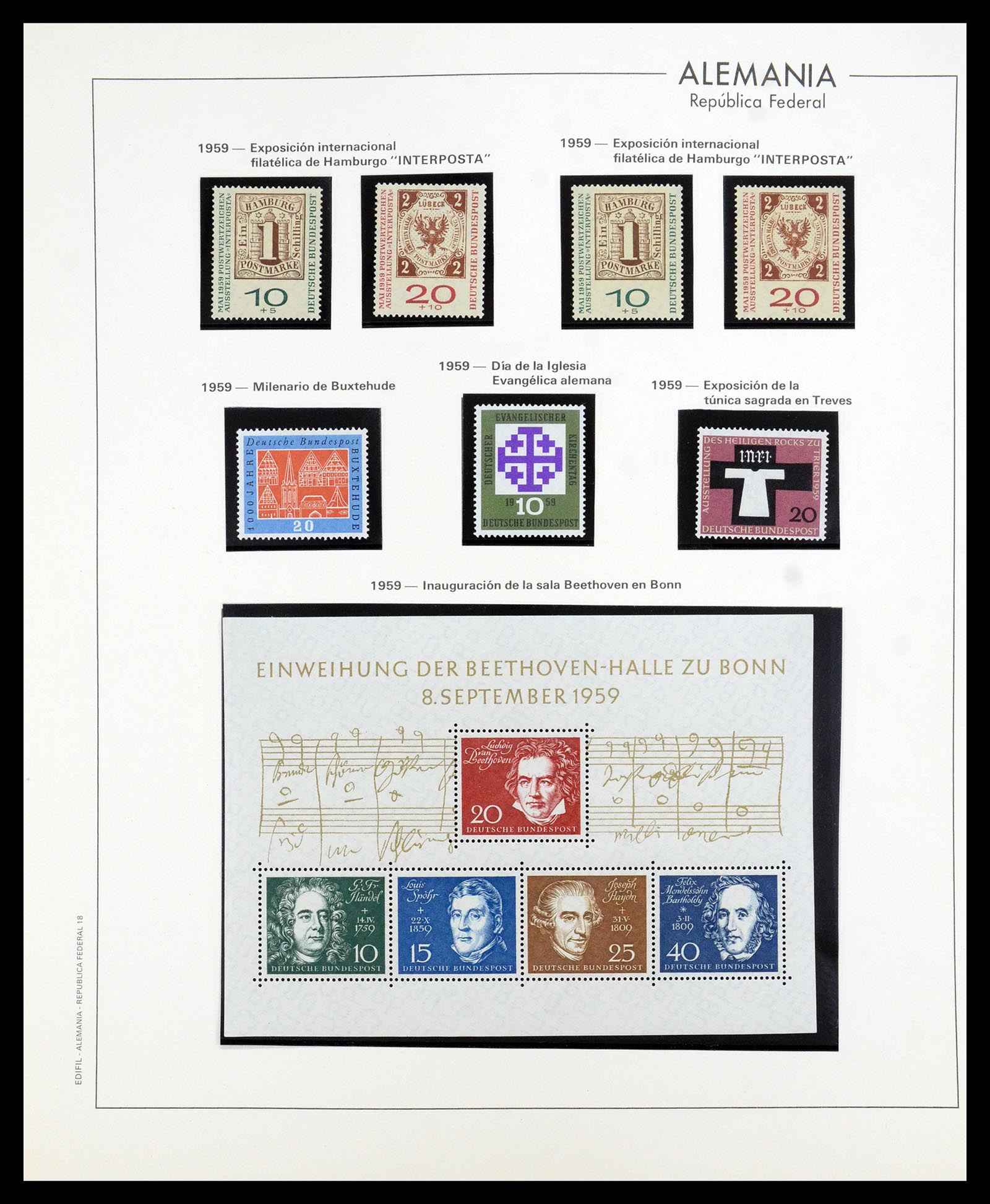 35753 017 - Stamp Collection 35753 Bundespost 1949-2013.