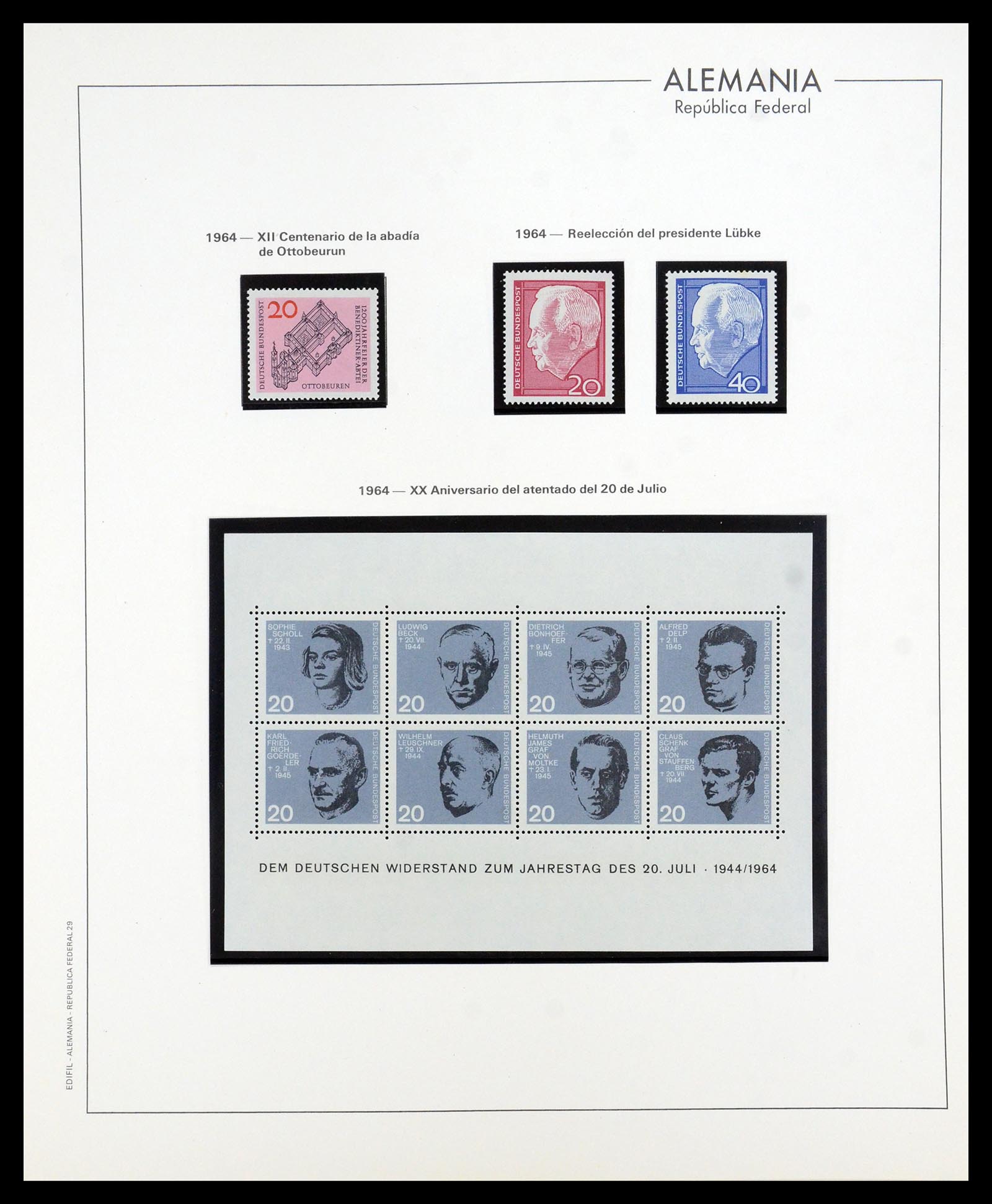 35753 029 - Stamp Collection 35753 Bundespost 1949-2013.