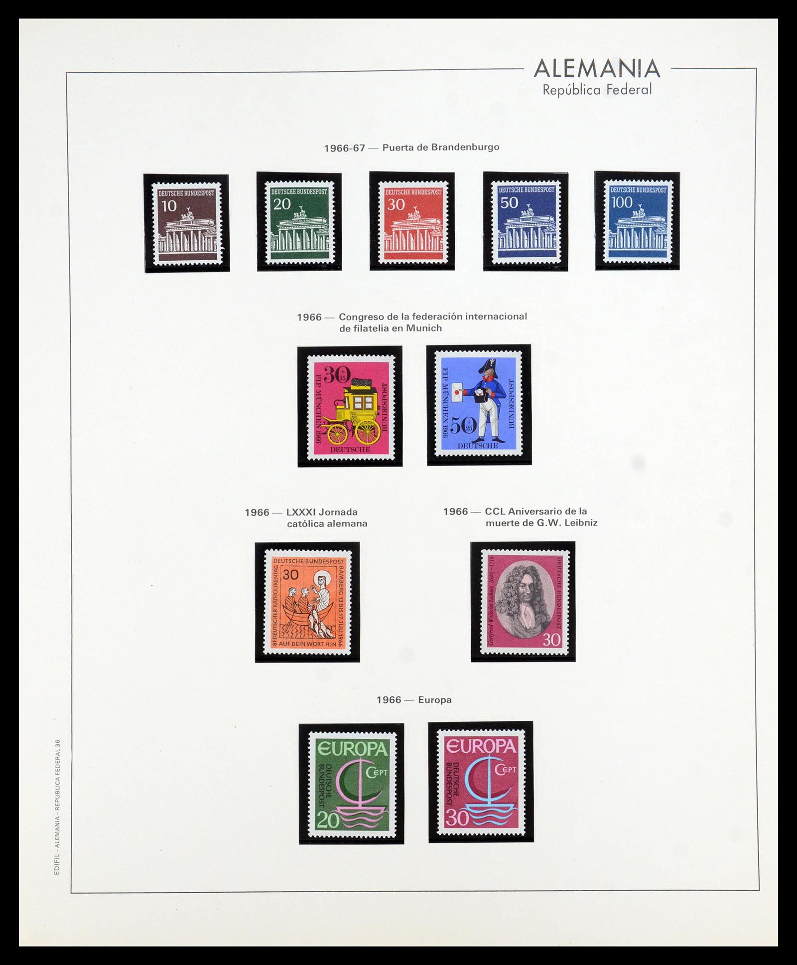 35753 037 - Stamp Collection 35753 Bundespost 1949-2013.