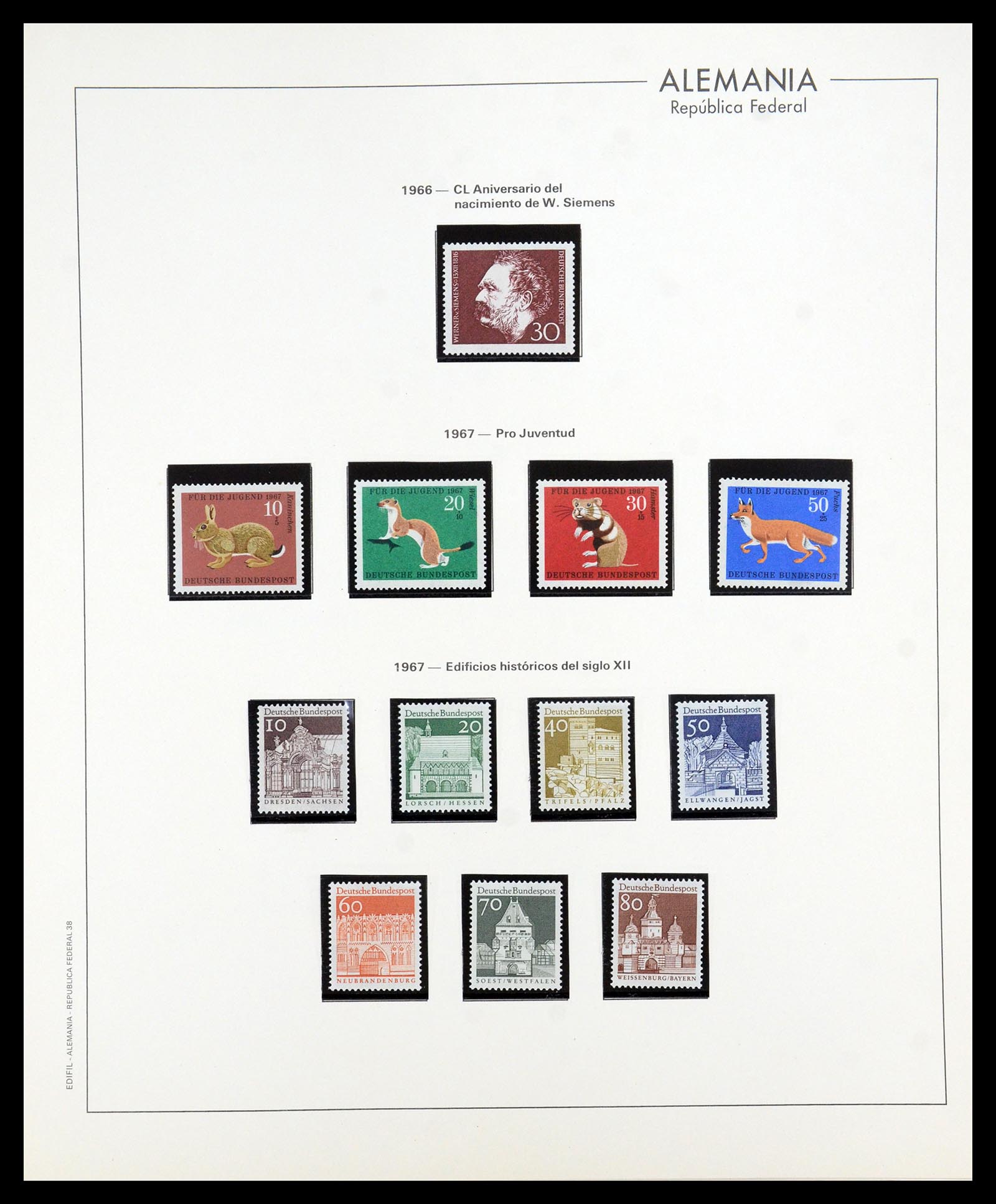 35753 039 - Stamp Collection 35753 Bundespost 1949-2013.