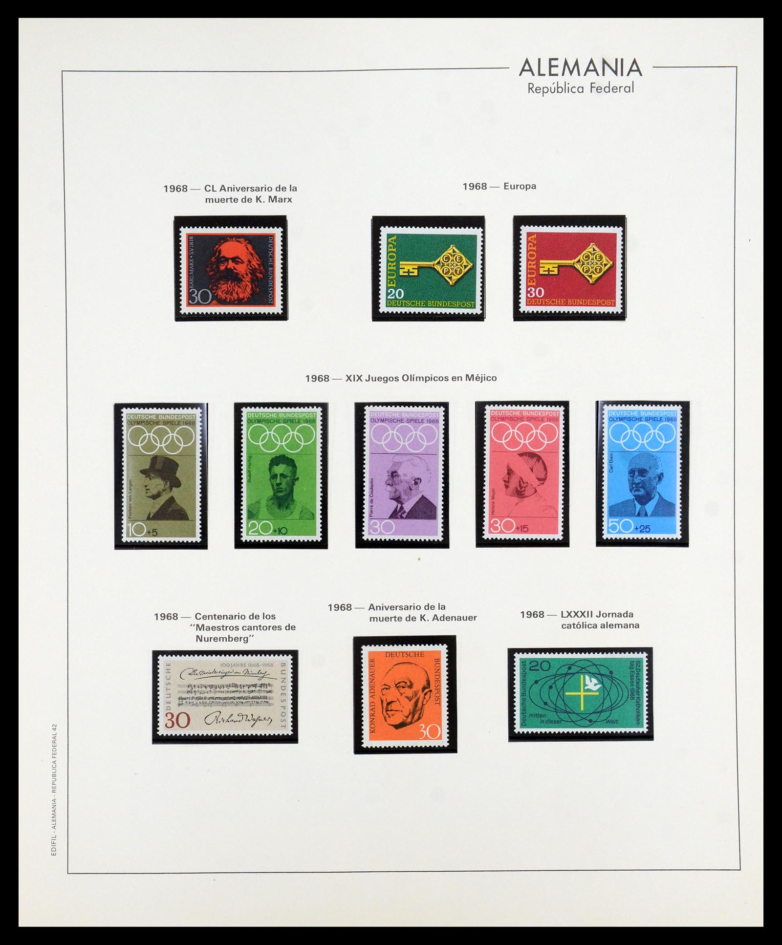 35753 043 - Stamp Collection 35753 Bundespost 1949-2013.