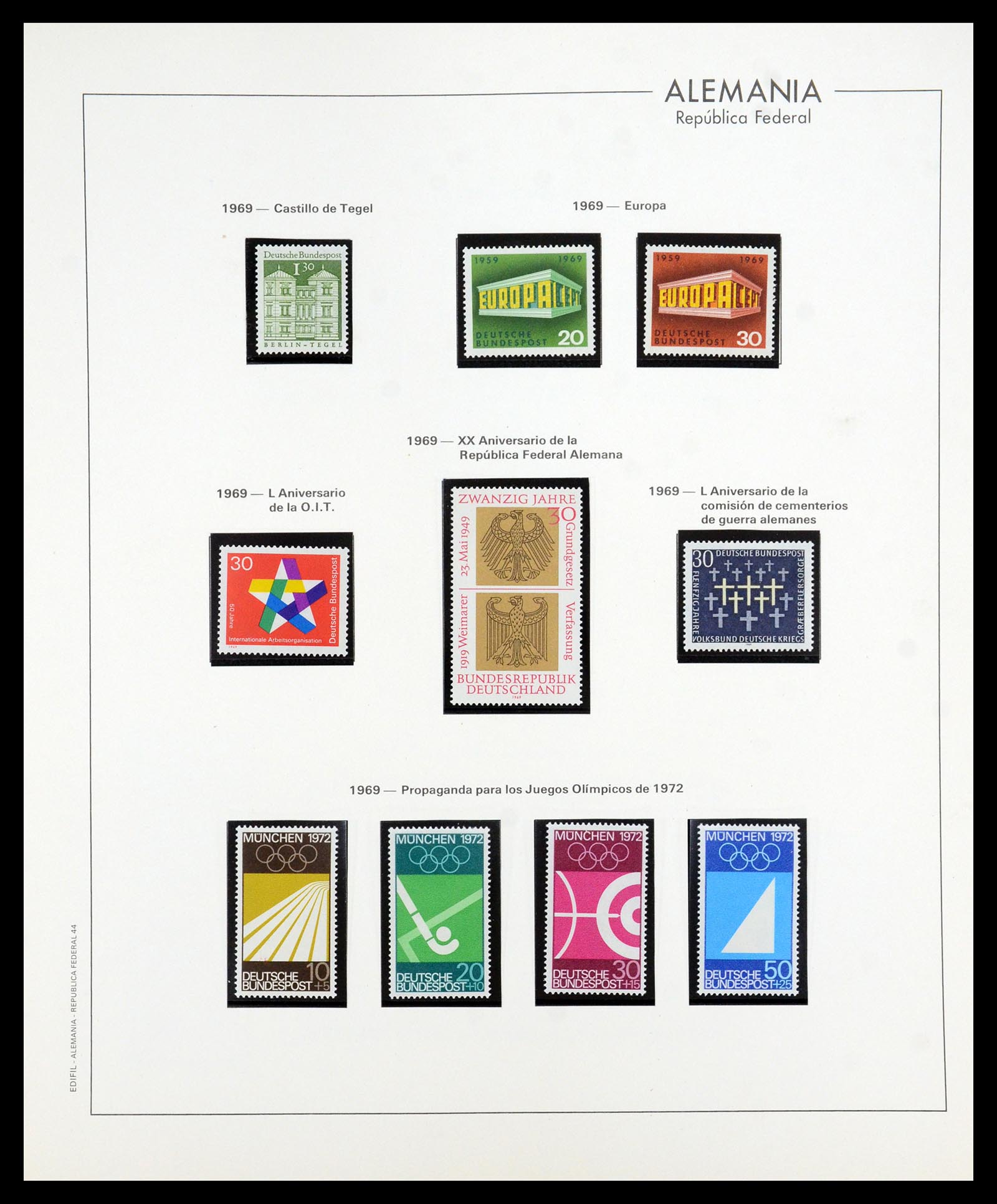 35753 045 - Stamp Collection 35753 Bundespost 1949-2013.