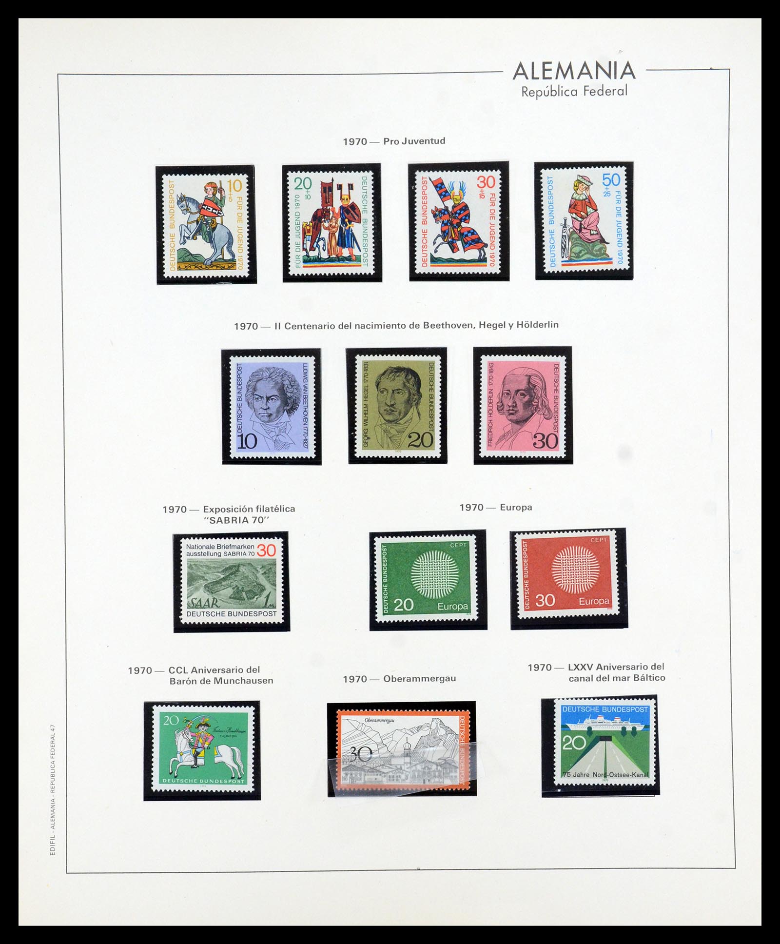 35753 048 - Stamp Collection 35753 Bundespost 1949-2013.
